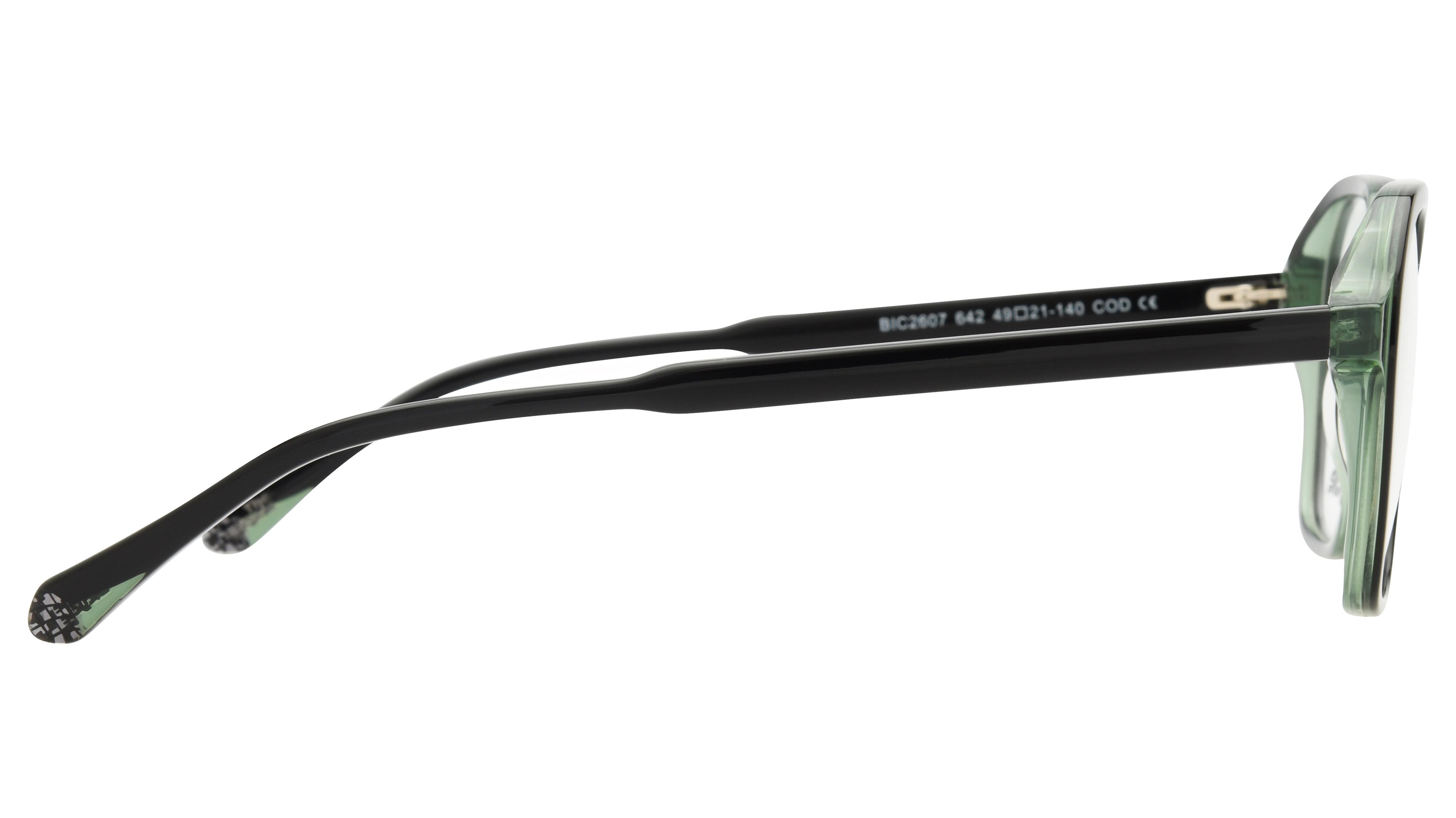 Lunettes de vue The Bicycle Homme Vert Carré Bic2607 Droite
