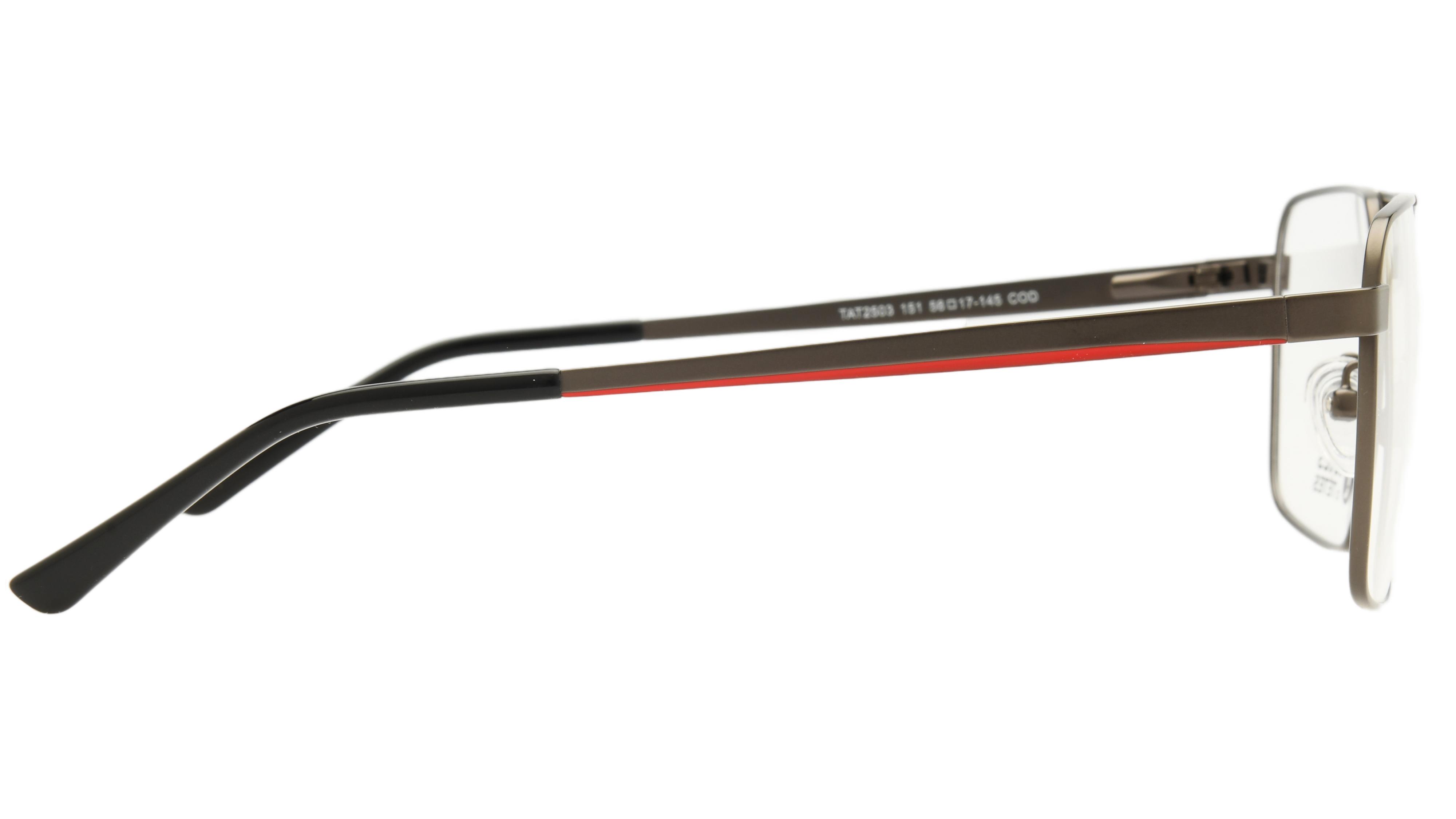 Lunettes de vue têtes à TETES Homme Gris Aviateur Tat2503 Droite
