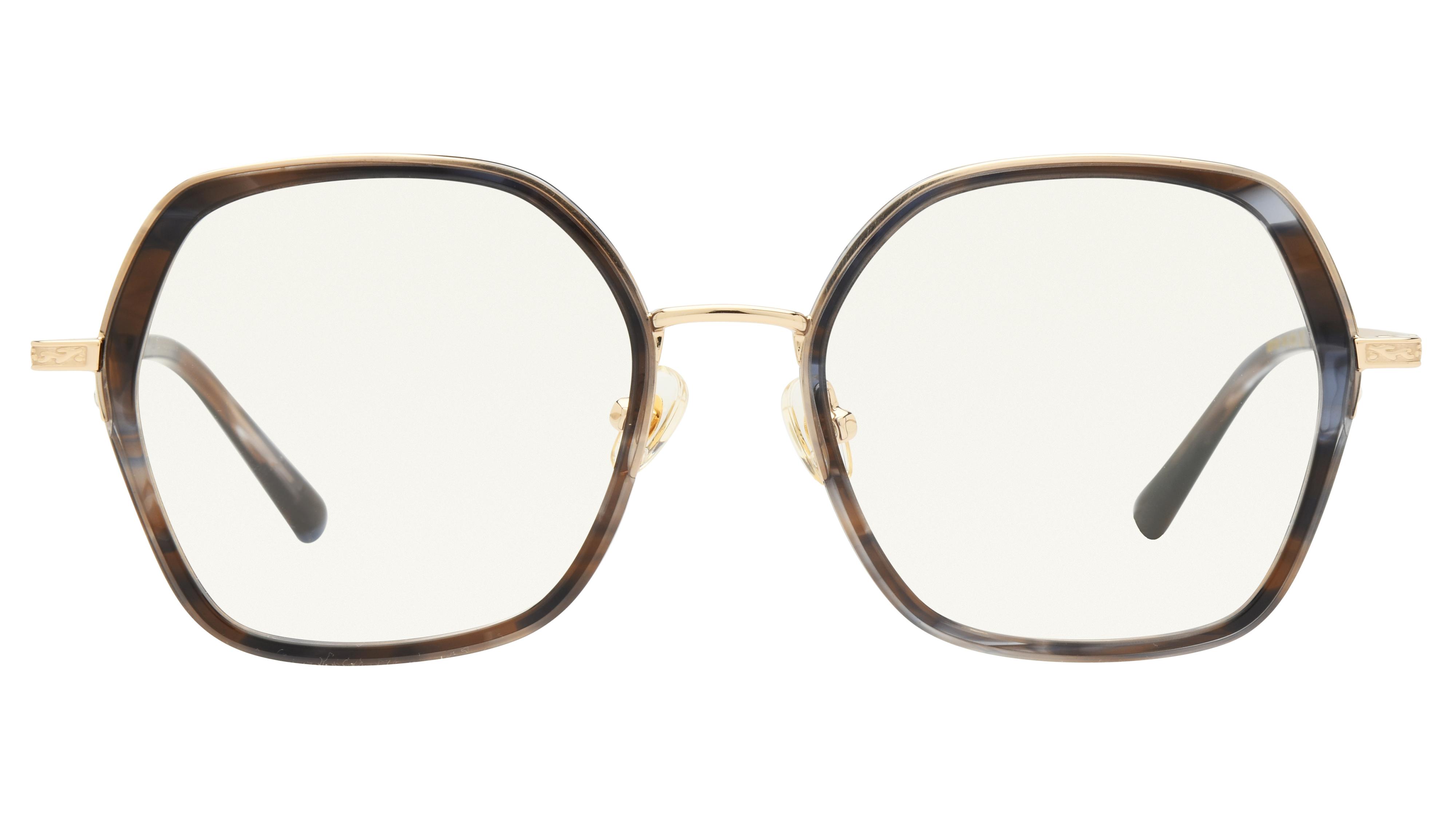 Lunettes de vue Siralya Femme Marron Tonneau Sir2505 Face