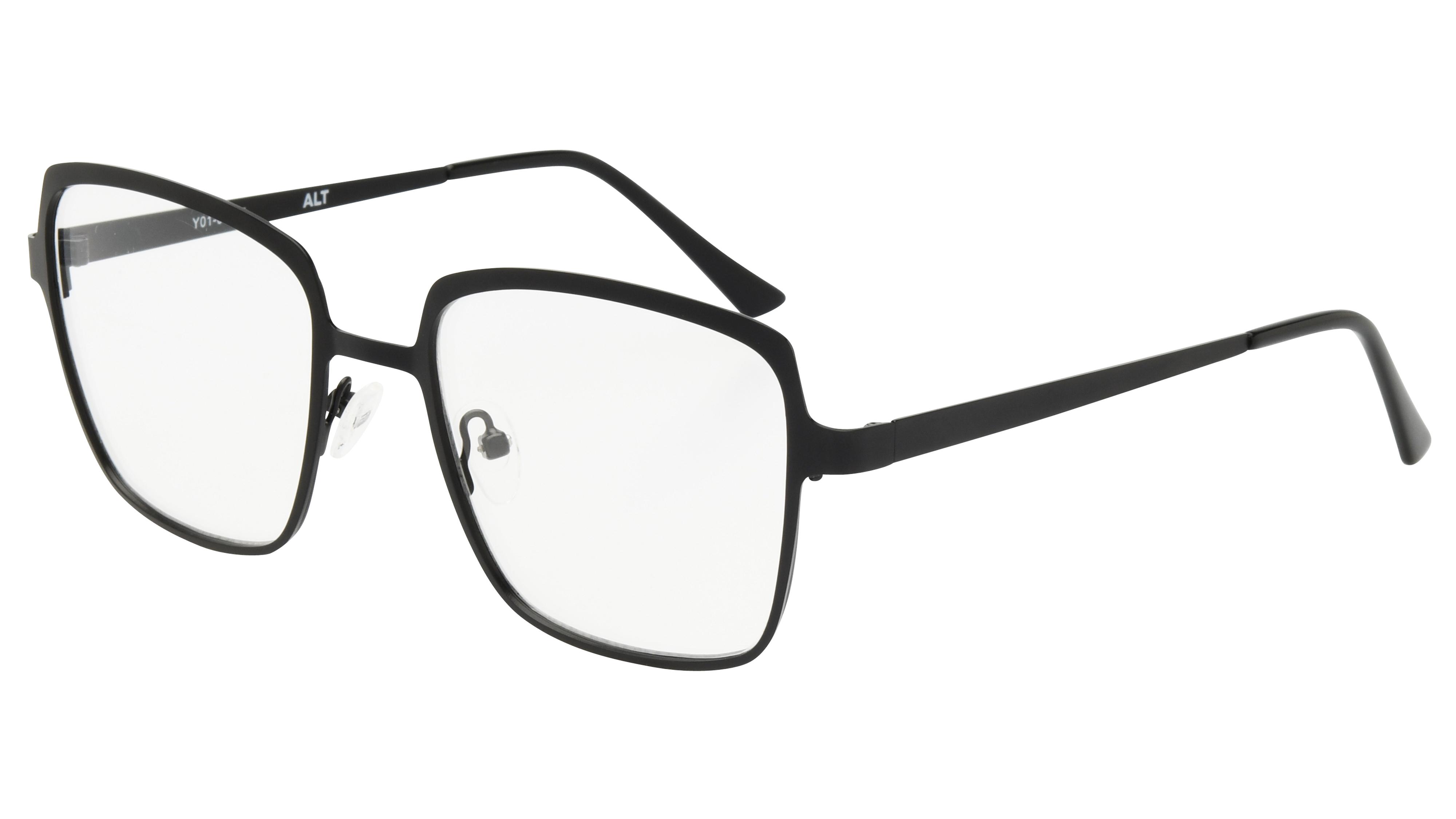 Lunettes de vue Alternance Femme Noir Carré alt25110 Trois-Quart