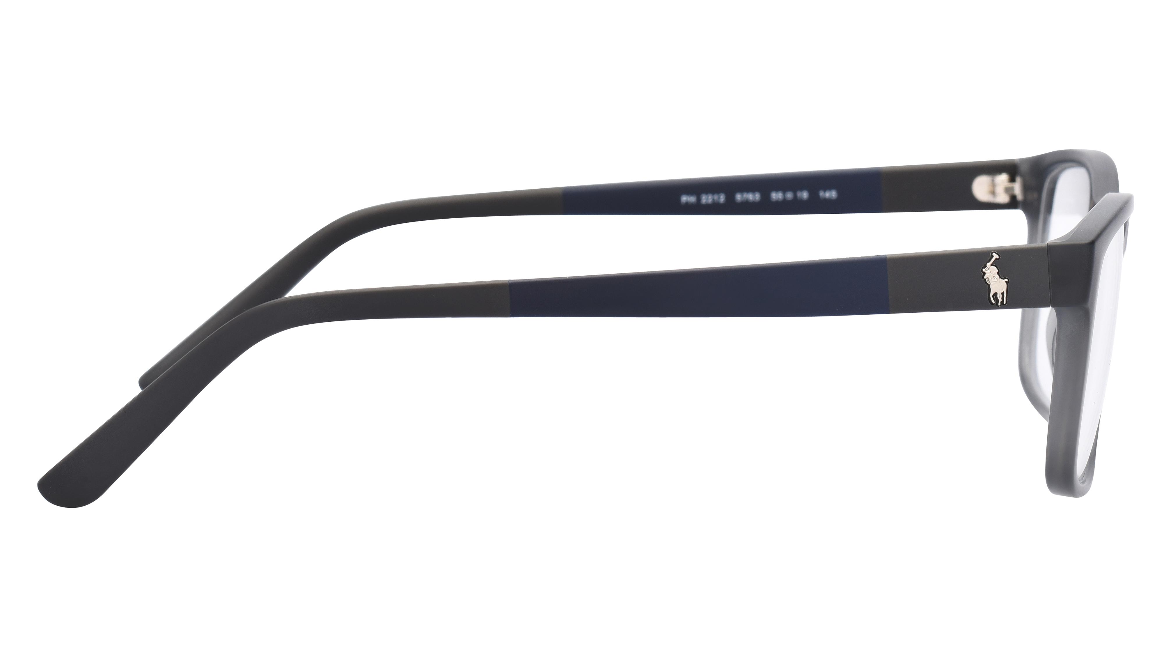 Lunettes de vue Polo Ralph Lauren PH2212 5763 Gris Mat Rectangle Le Collectif des Lunetiers