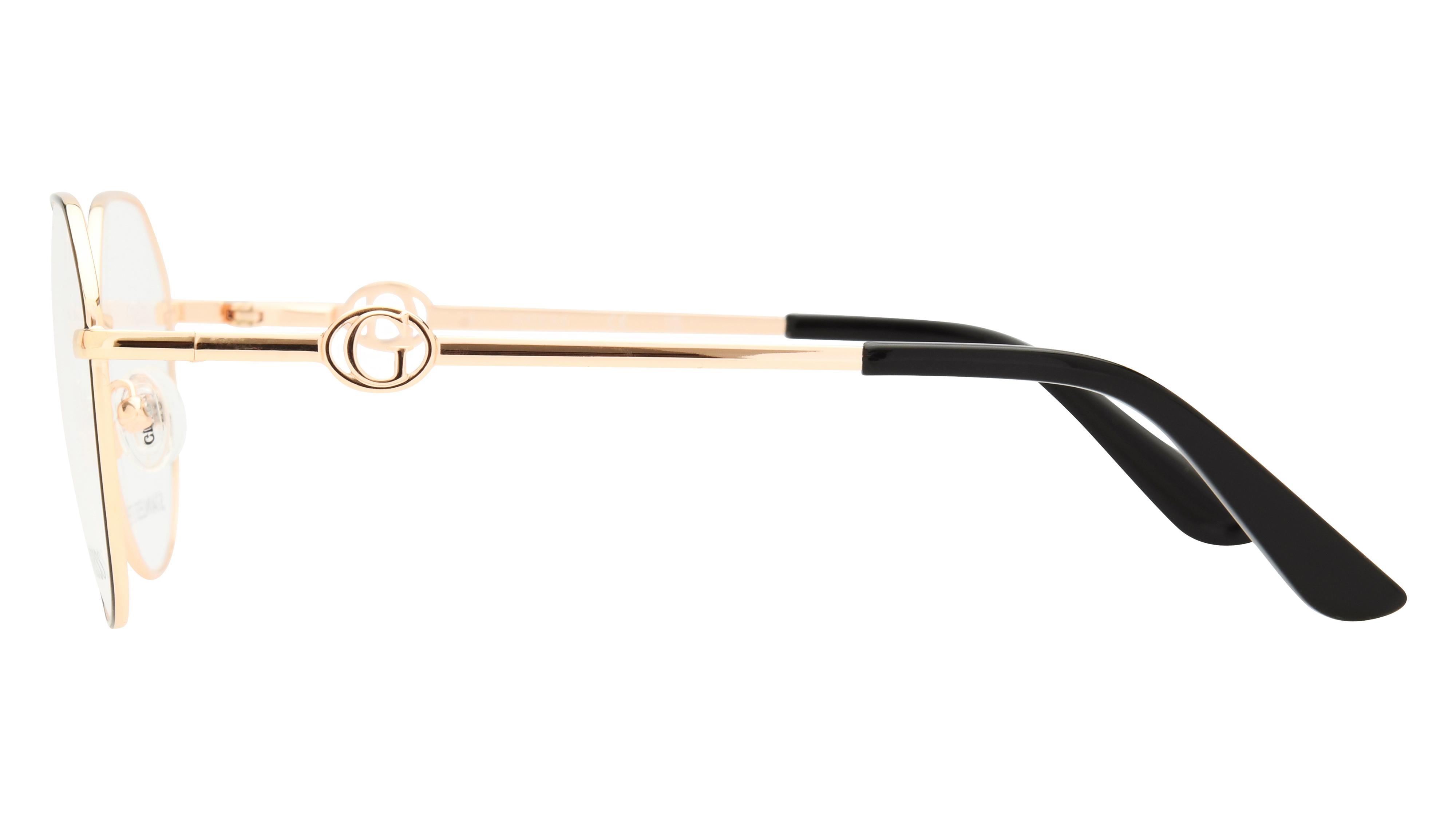 Lunettes de vue Guess Femme Noir Arrondie GU50348 Gauche