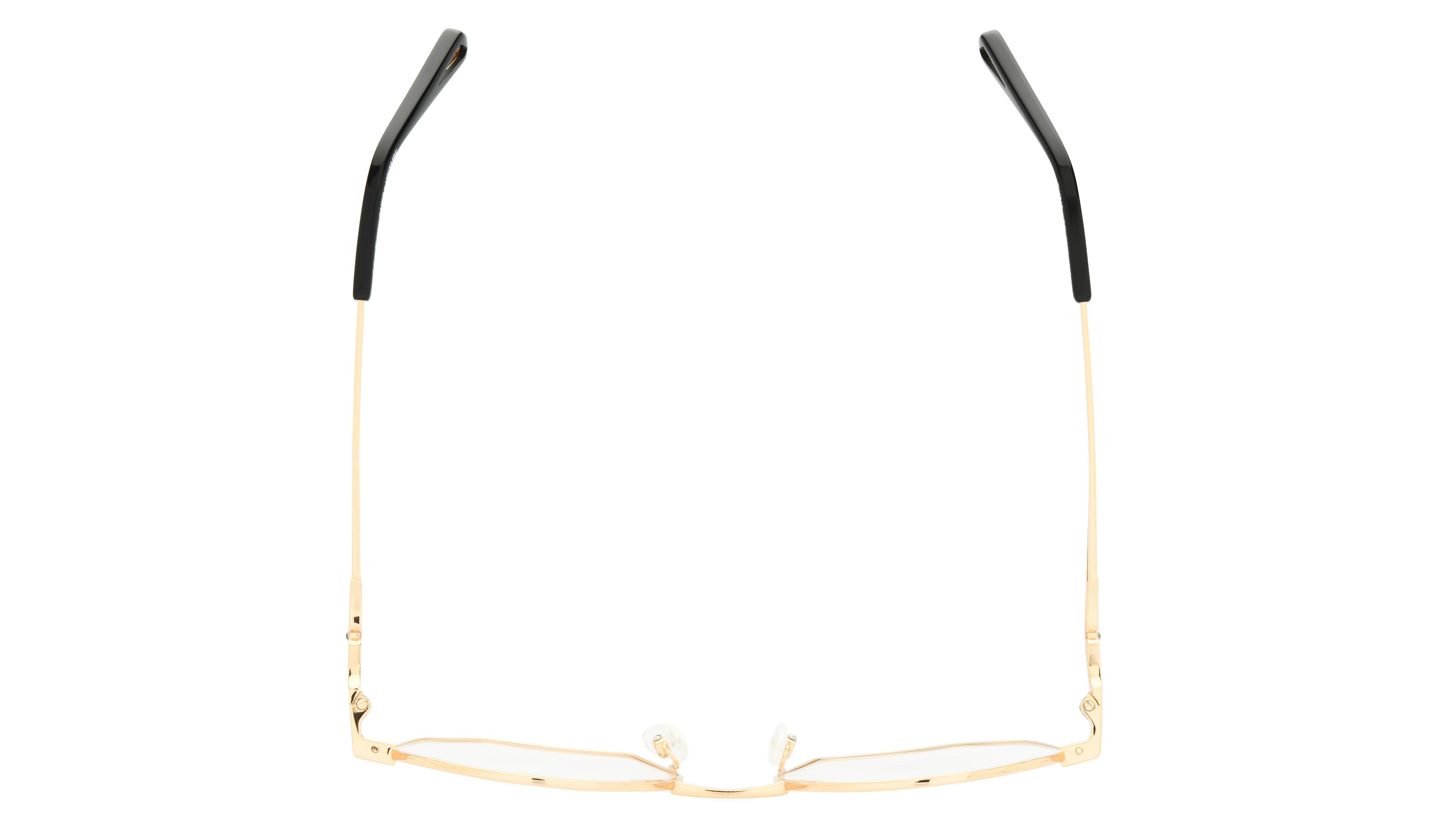 Lunettes de vue Zadig & Voltaire Femme Or Ronde VZV474S Dessus