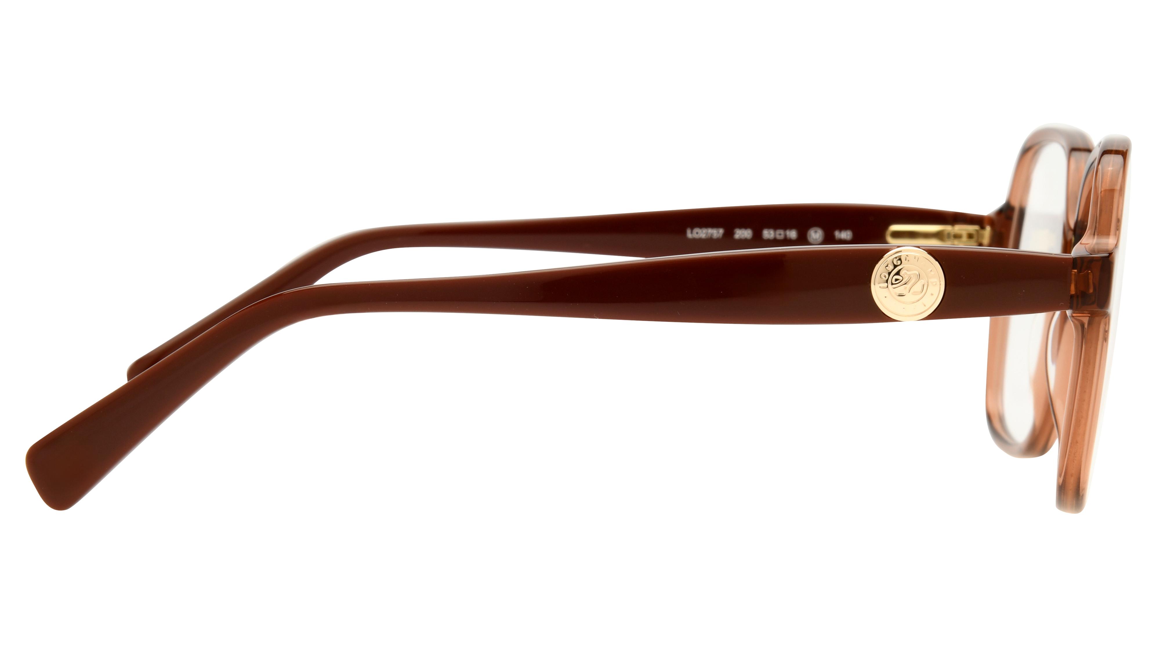 Lunettes de vue Longchamp Lo2757 200 Brun Cristal Carré Le