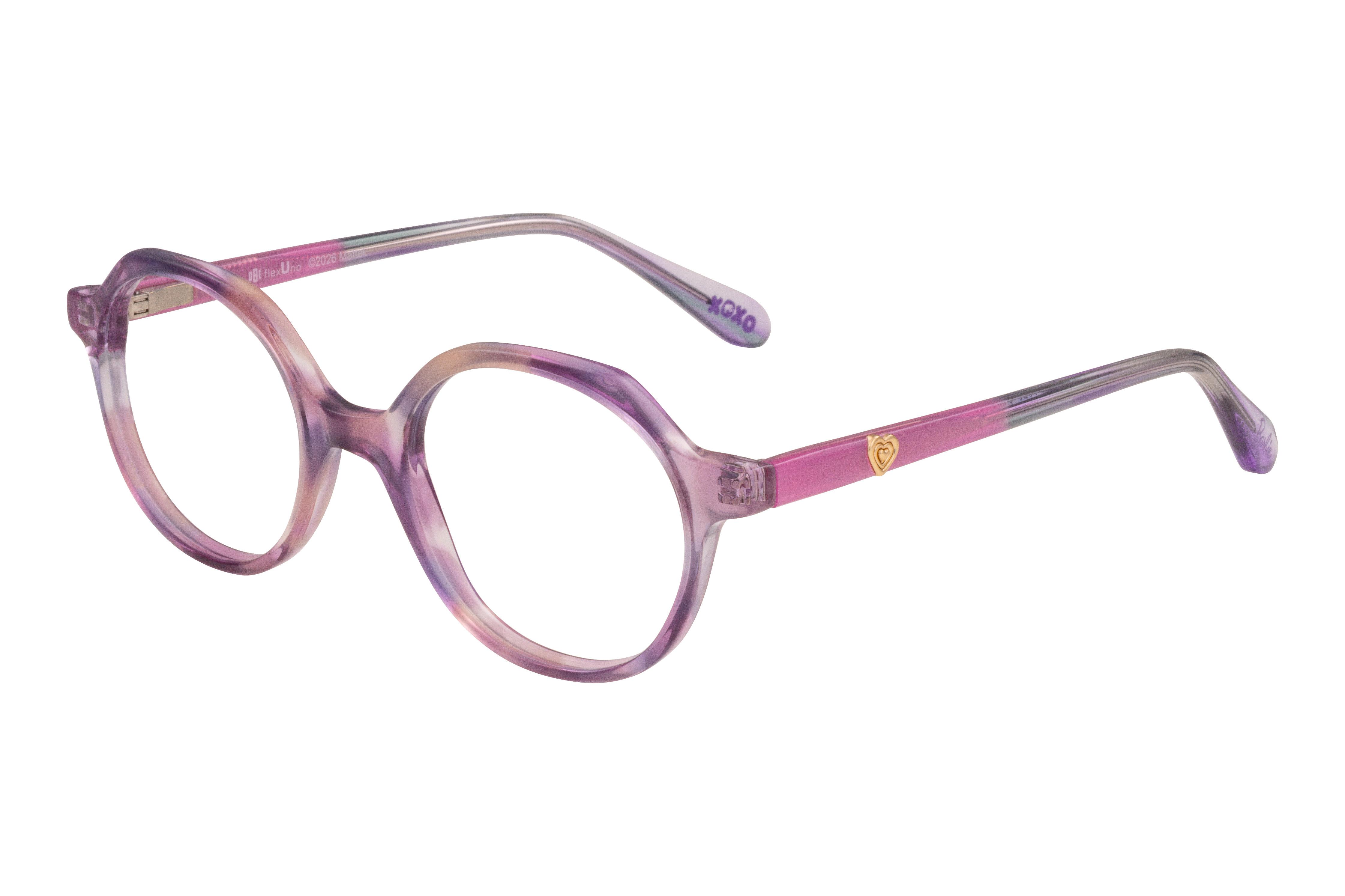 Lunettes de vue Barbie  Violet Rond BAAA070C68 Gauche