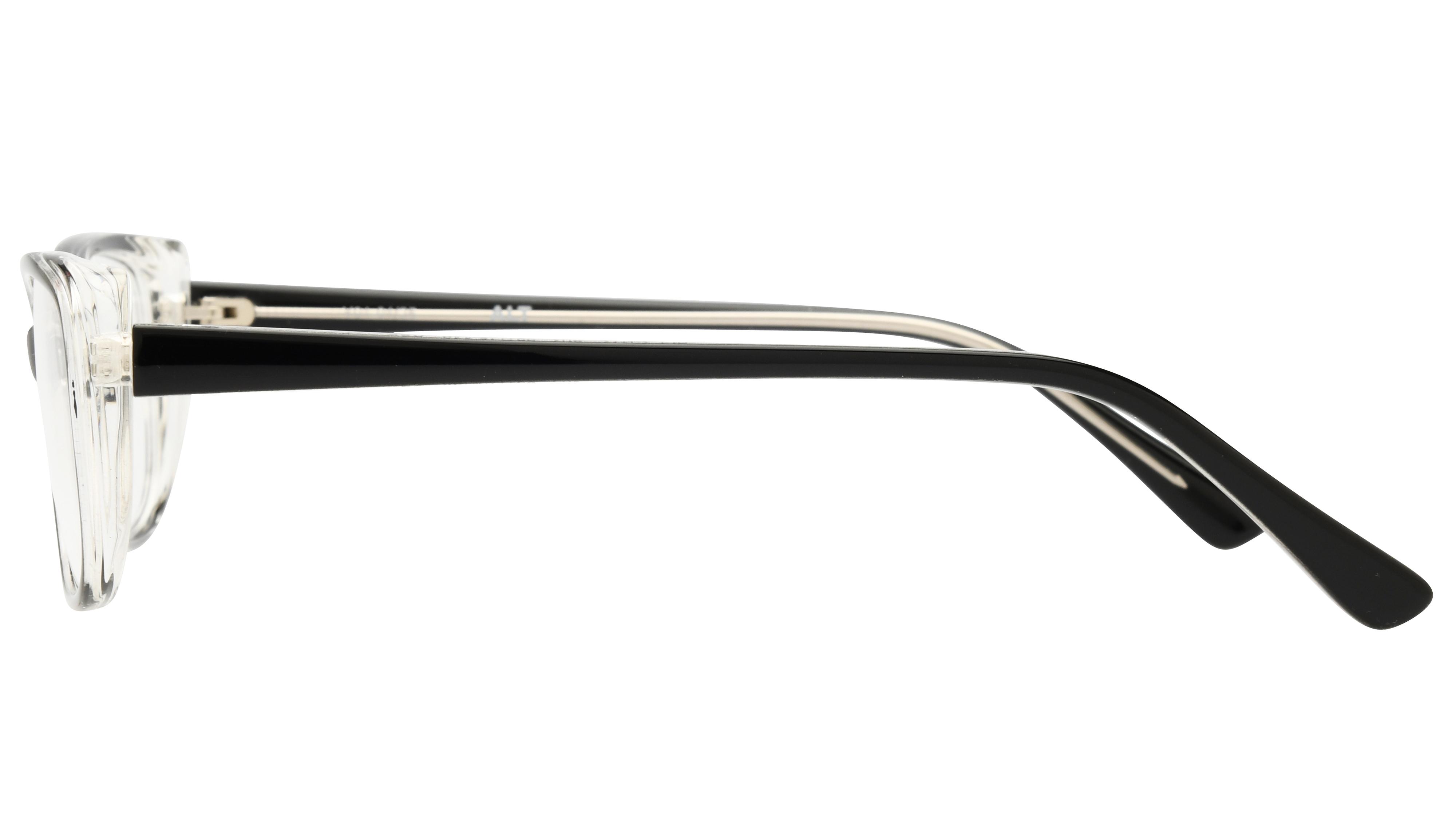 Lunettes de vue Alternance Femme Noir Rectangle alt25112 Gauche