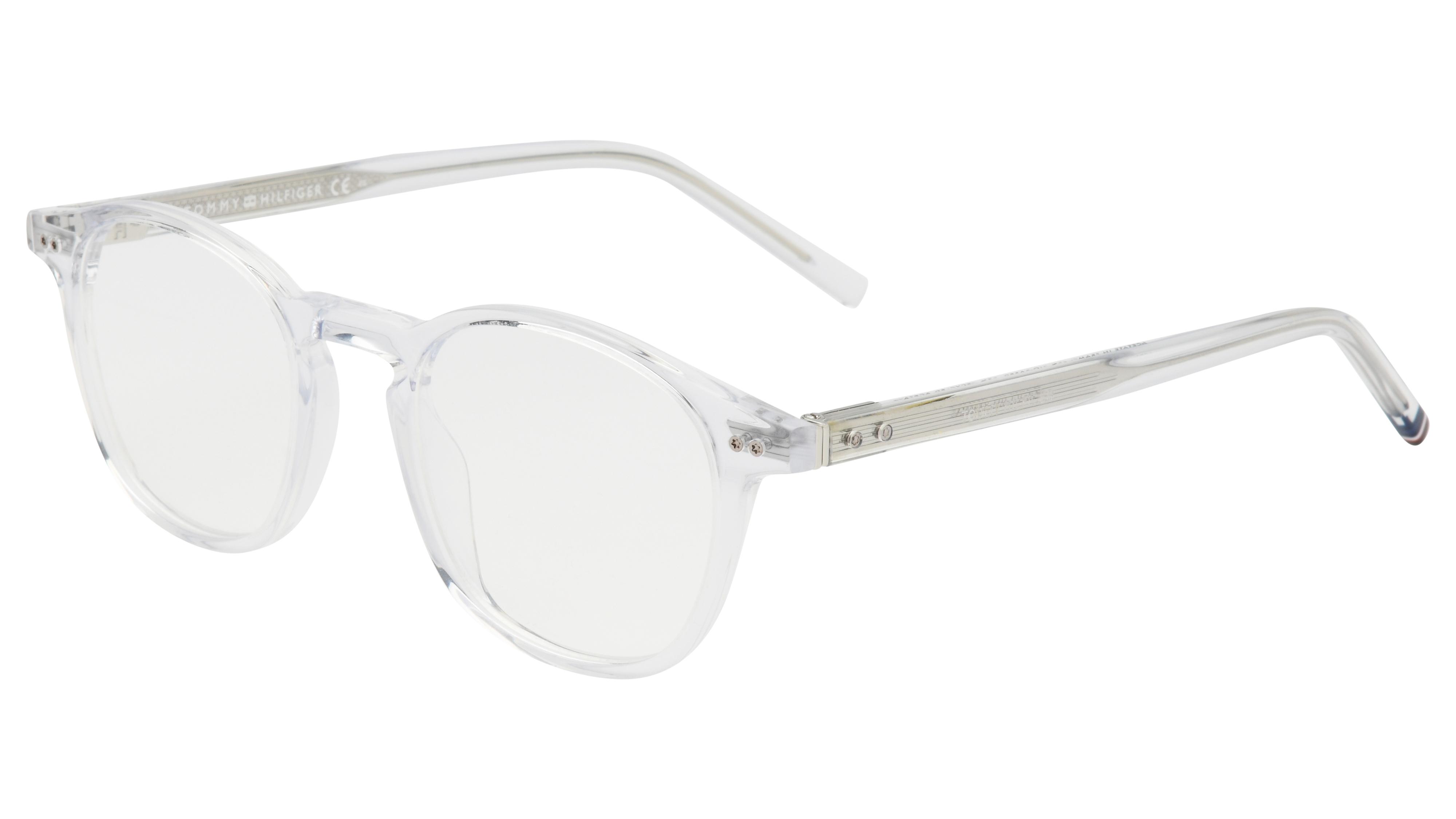 Lunettes de vue Tommy Hilfiger Homme Transparent Pantos Th1941 Trois-Quart