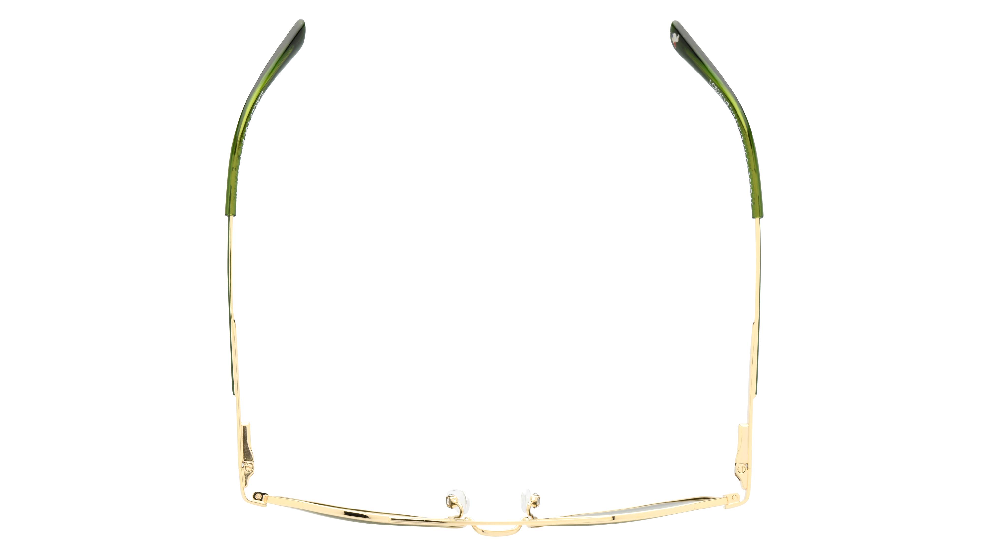 Lunettes de soleil Le Coq Sportif Mixte Or Aviateur Lcs2401/S Dessus