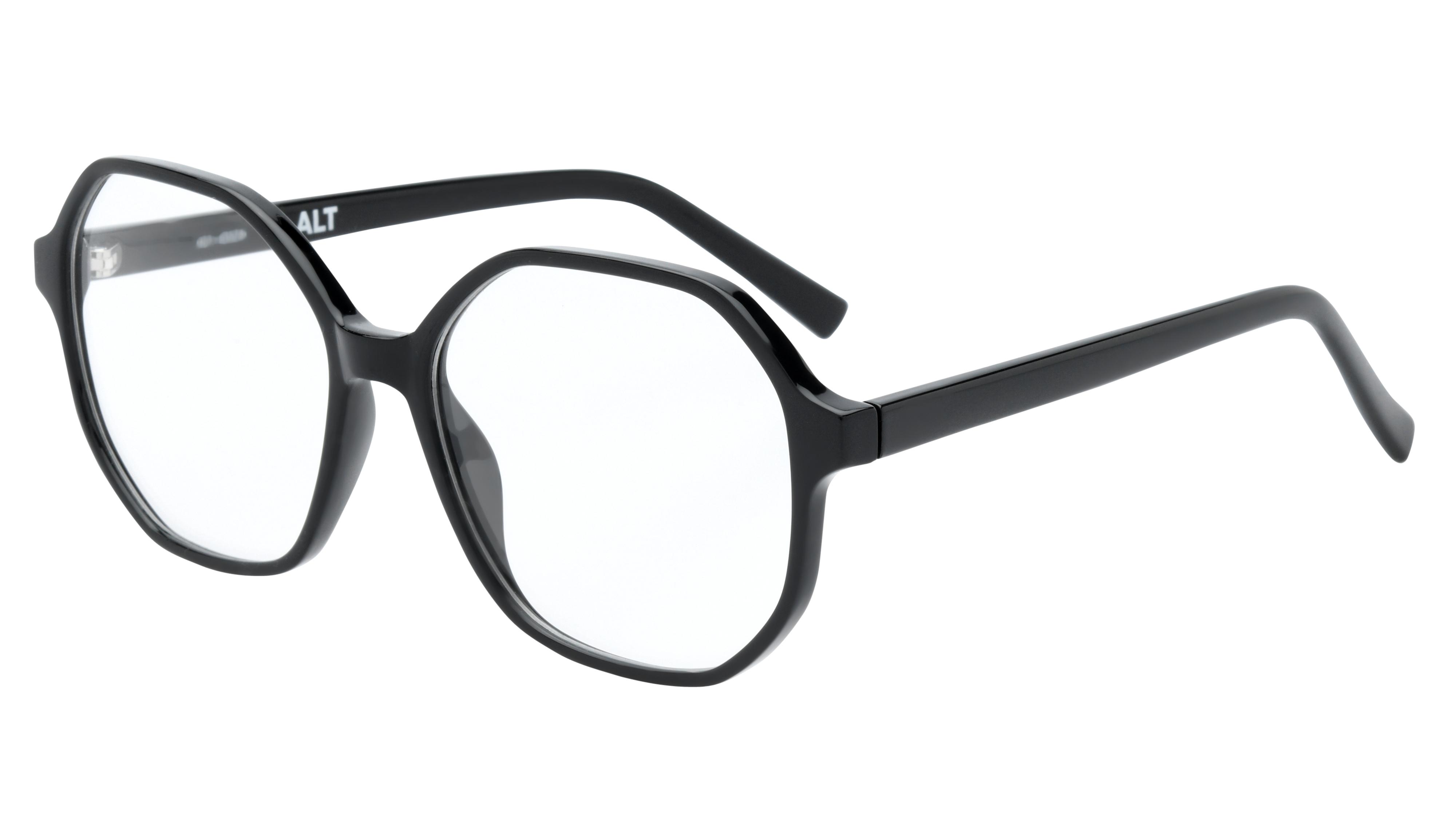 Lunettes de vue Alternance Femme Noir Carré alternance Trois-Quart