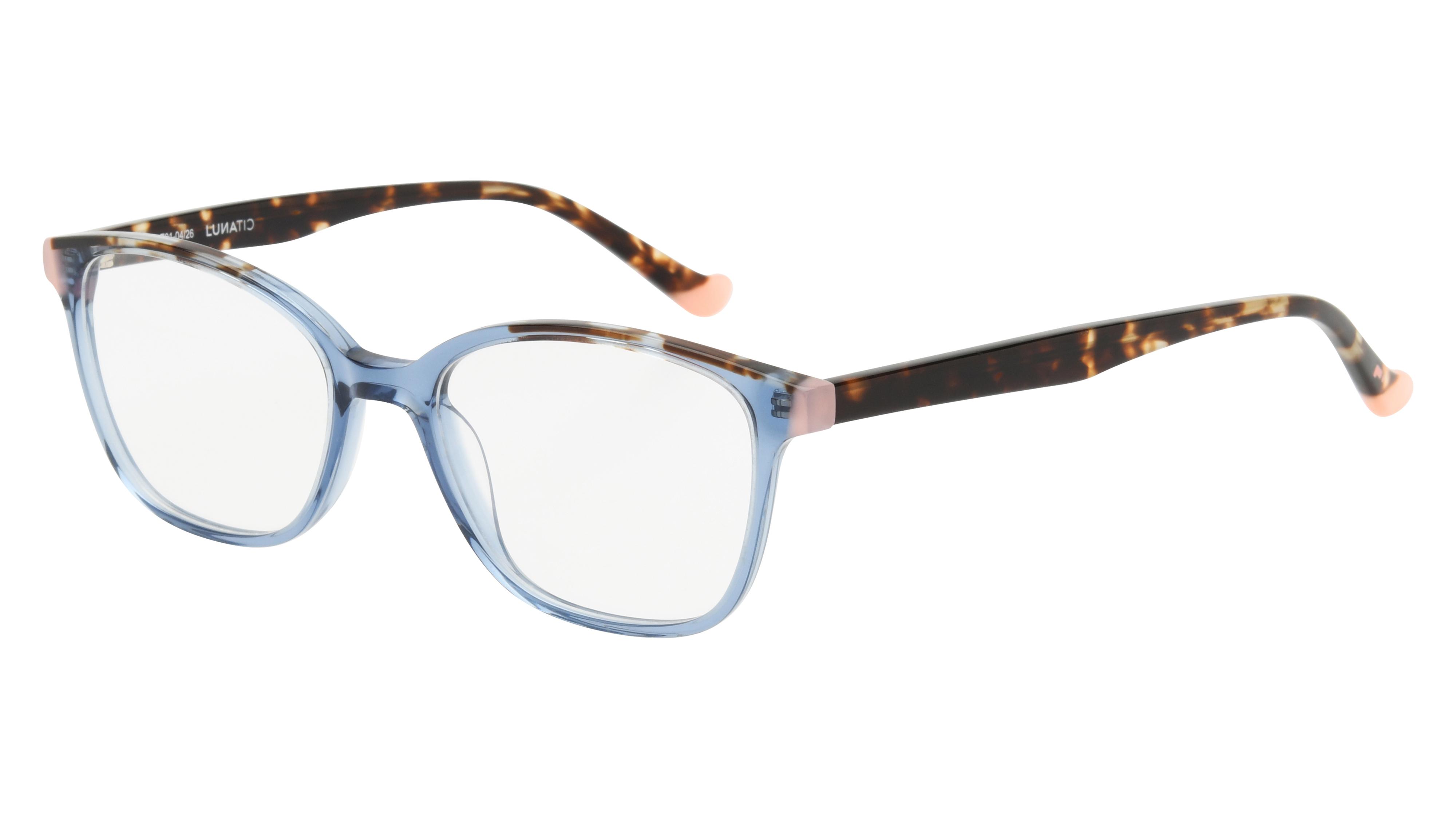 Lunettes de vue Lunatic Femme Bleu Papillon Lun2605 Trois-Quart