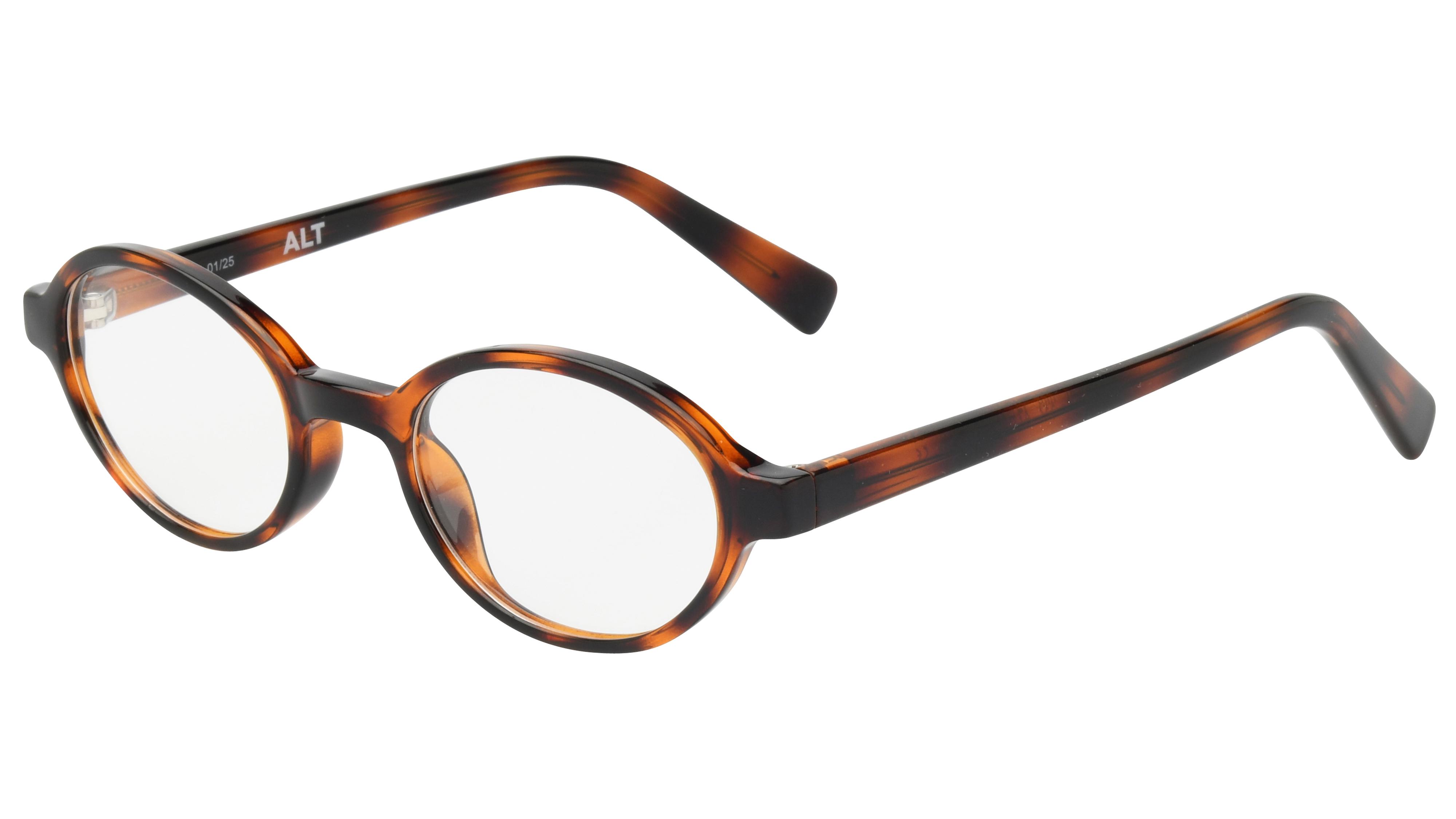Lunettes de vue Alternance Femme Ecaille Ovale alt25109 Trois-Quart