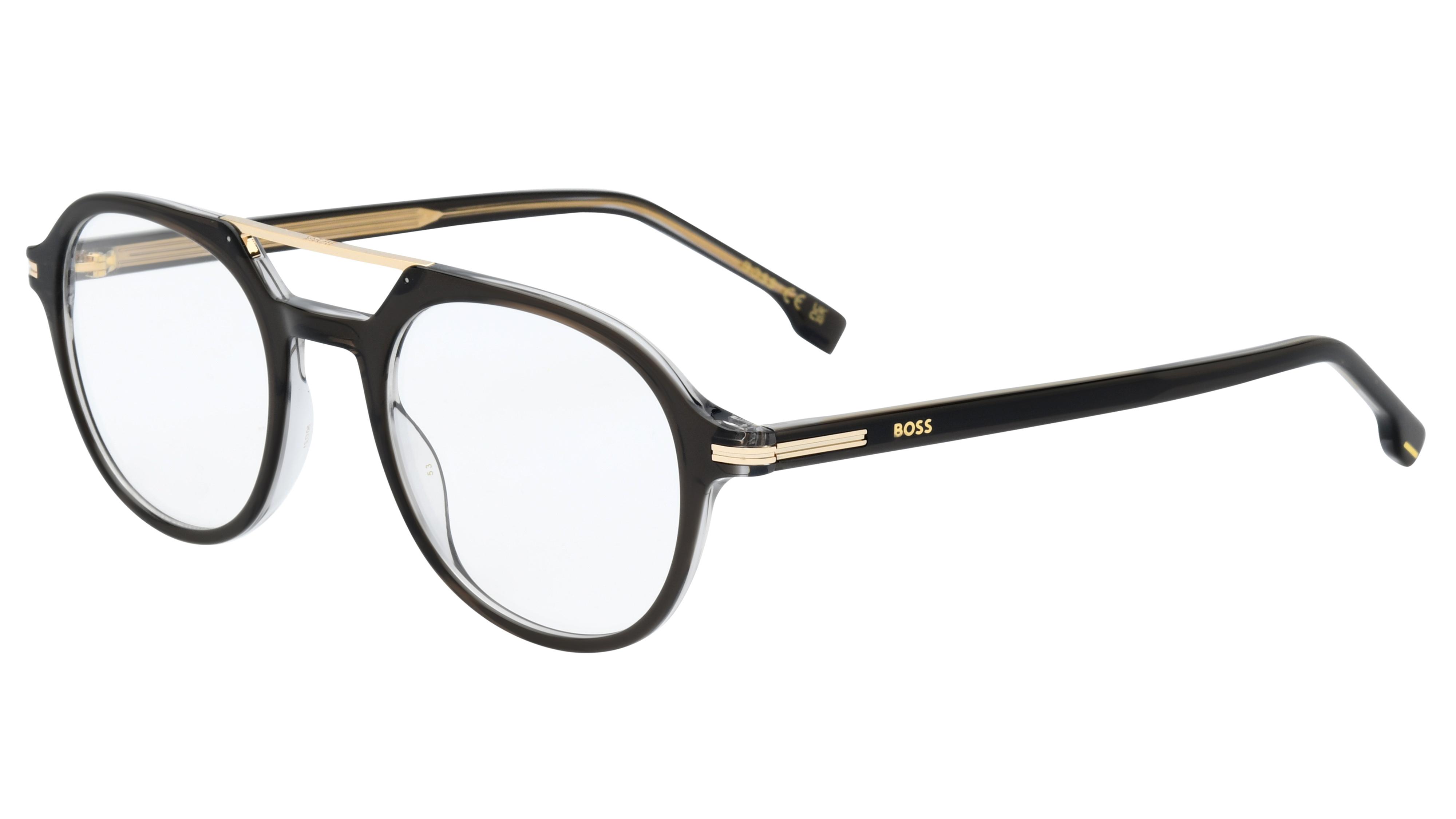 Lunettes de vue Boss Homme Gris Aviateur boss1849 Trois-Quart