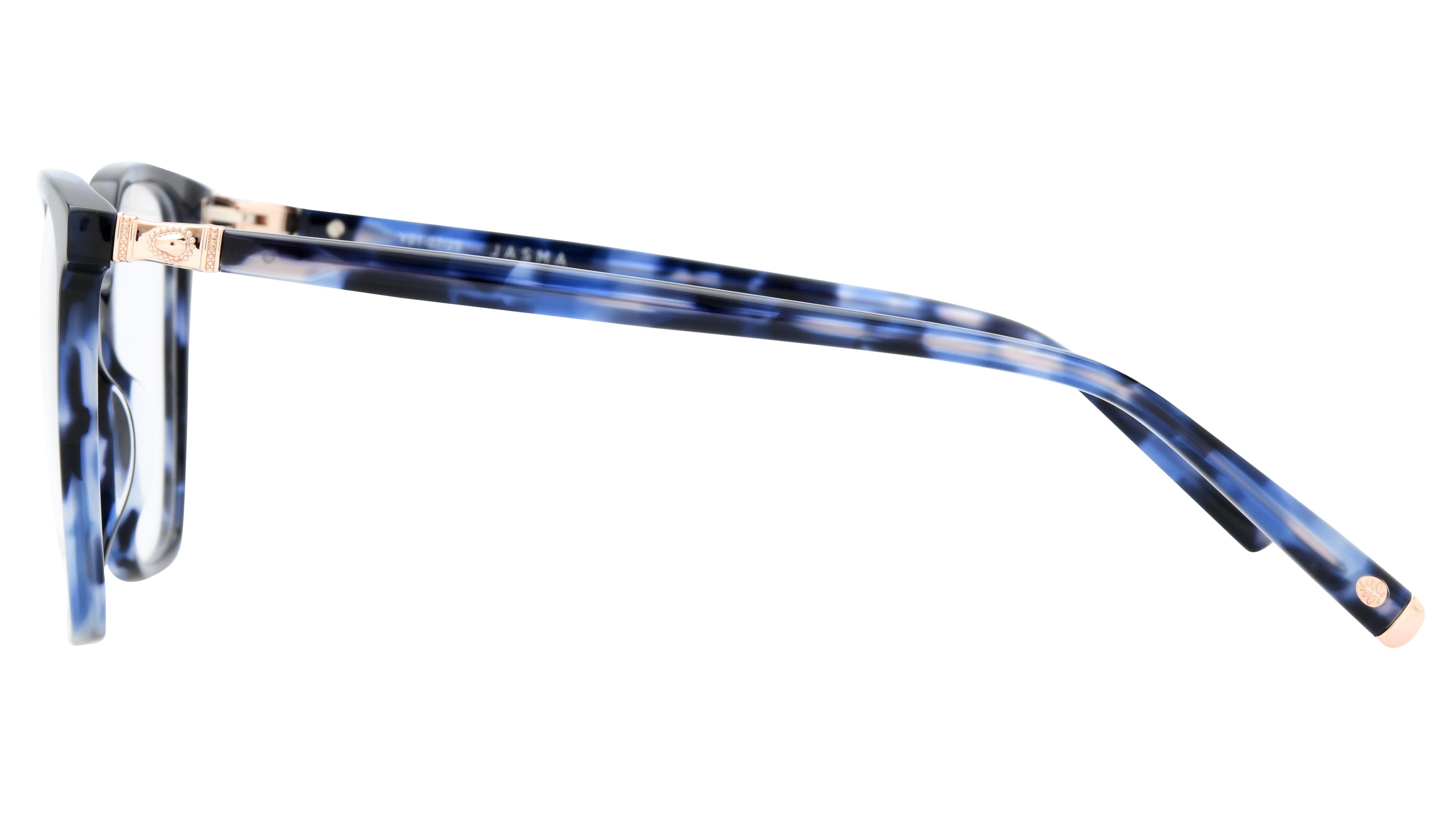 Lunettes de vue Jasma Femme Bleu Tonneau Jas2604 Gauche