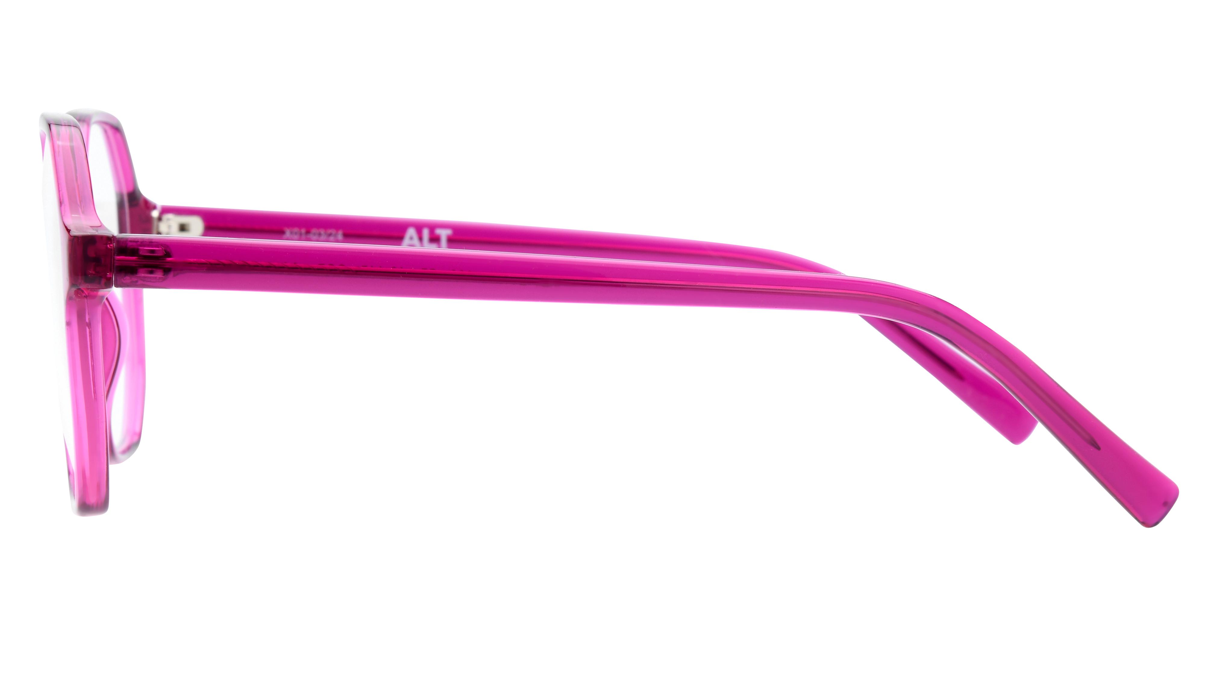 Lunettes de vue Alternance Femme Rose Carré alternance Gauche