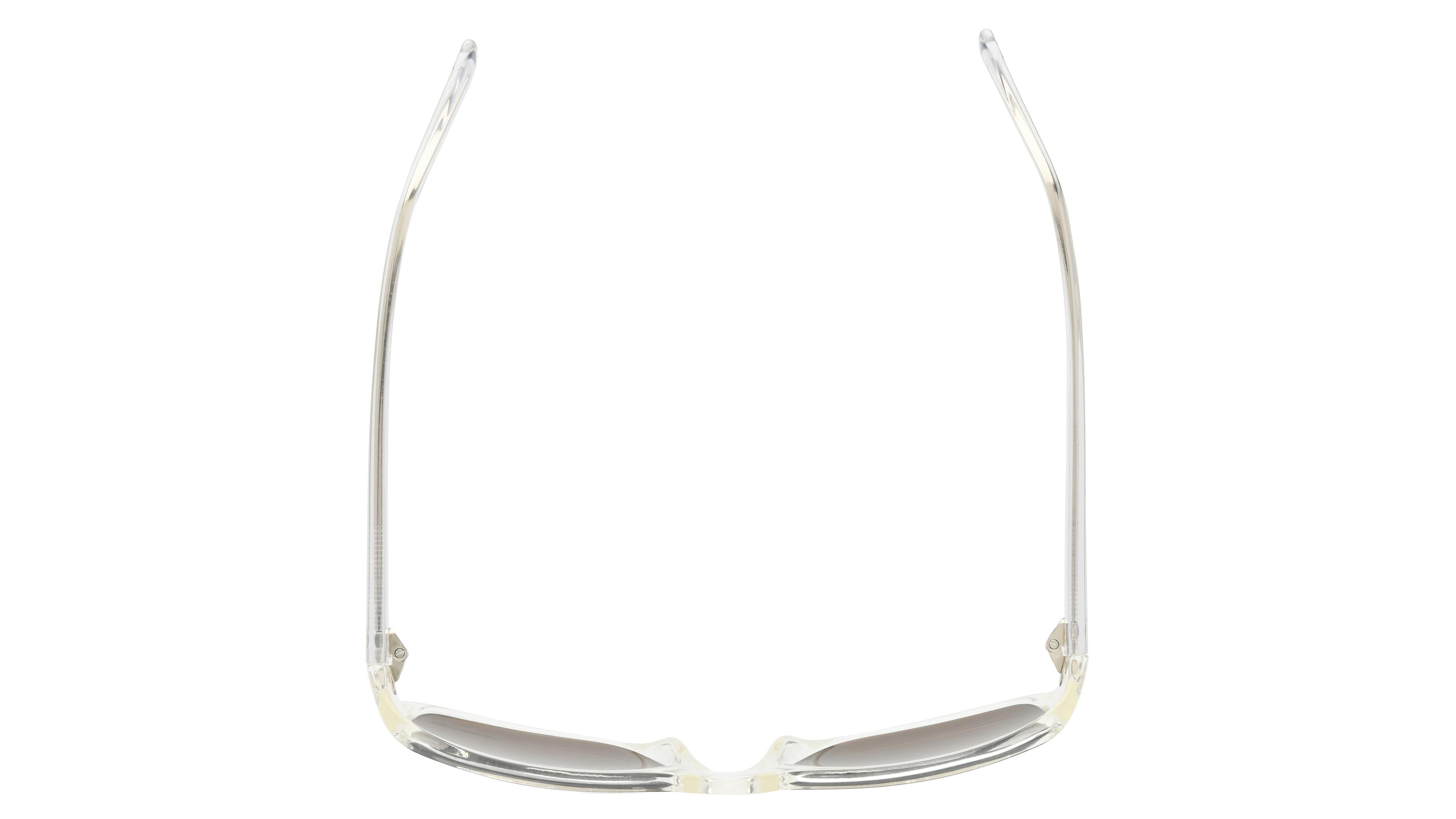 Lunettes de soleil Alternance Homme Transparent Rectangle alt25218 Dessus