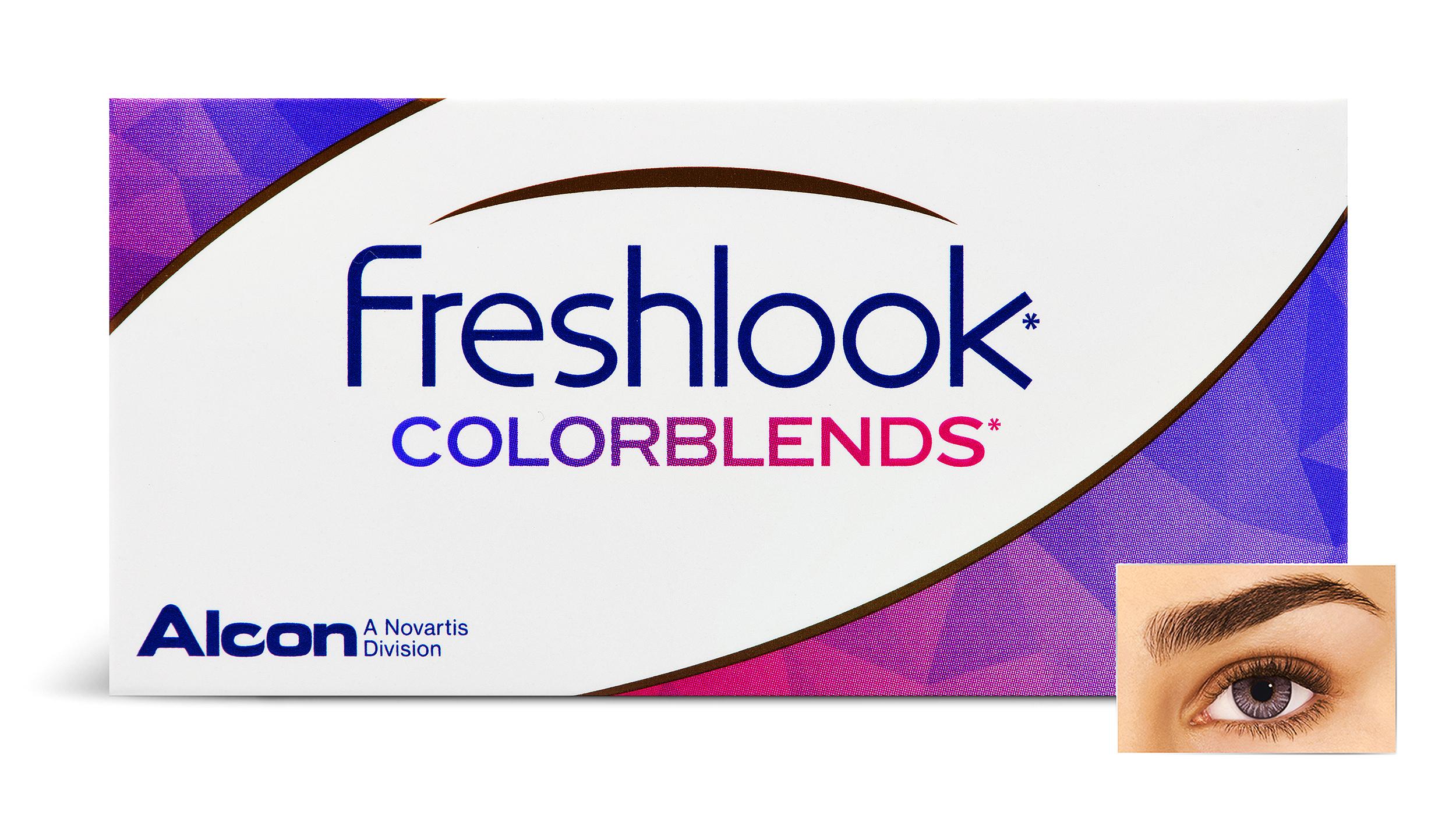 Lentille Freshlook FreshLook ColorBlends Gris perle Le Collectif des Lunetiers