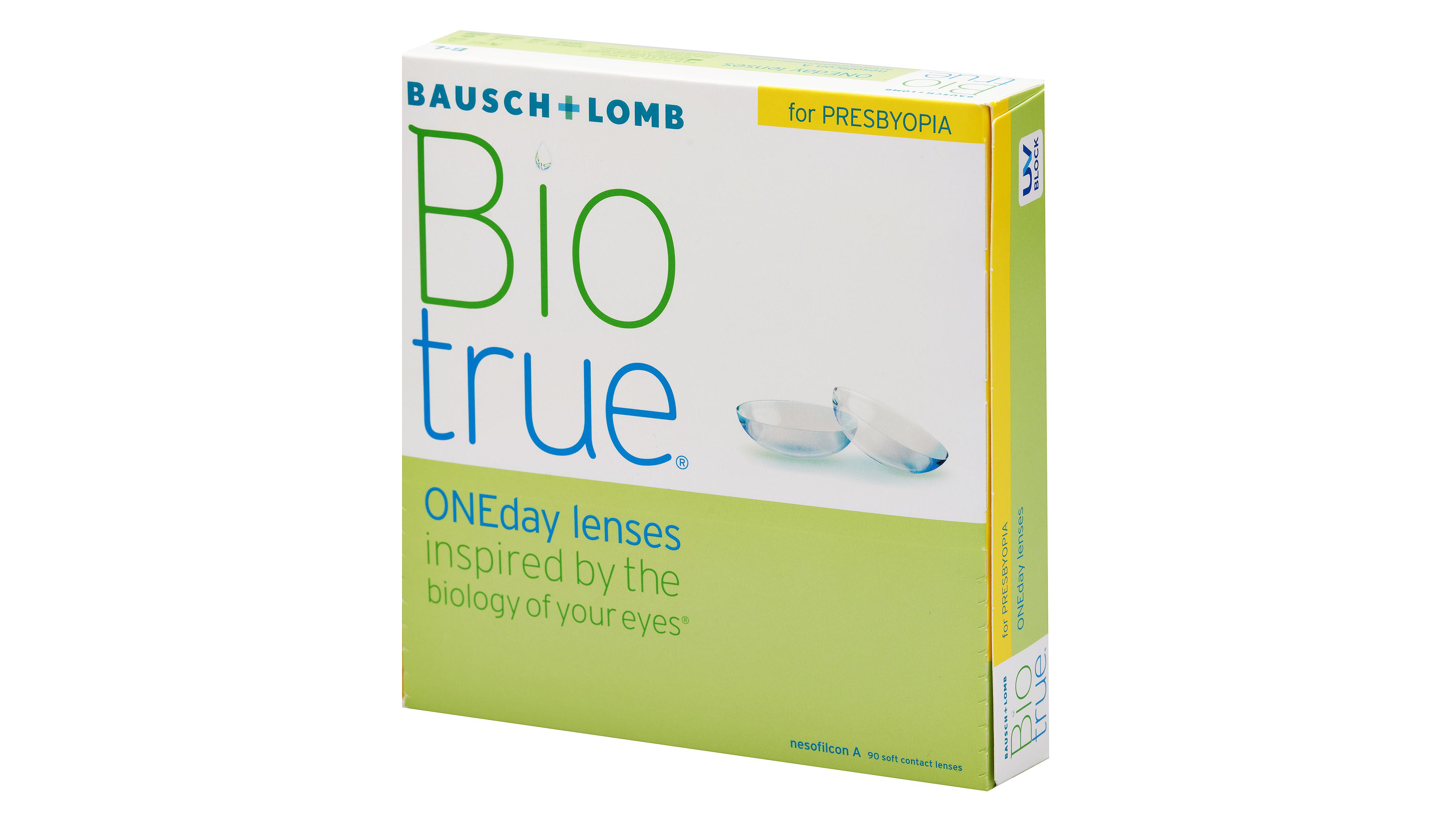 Lentilles de contact Biotrue One Day for Presbyopia Low Boîte de 90