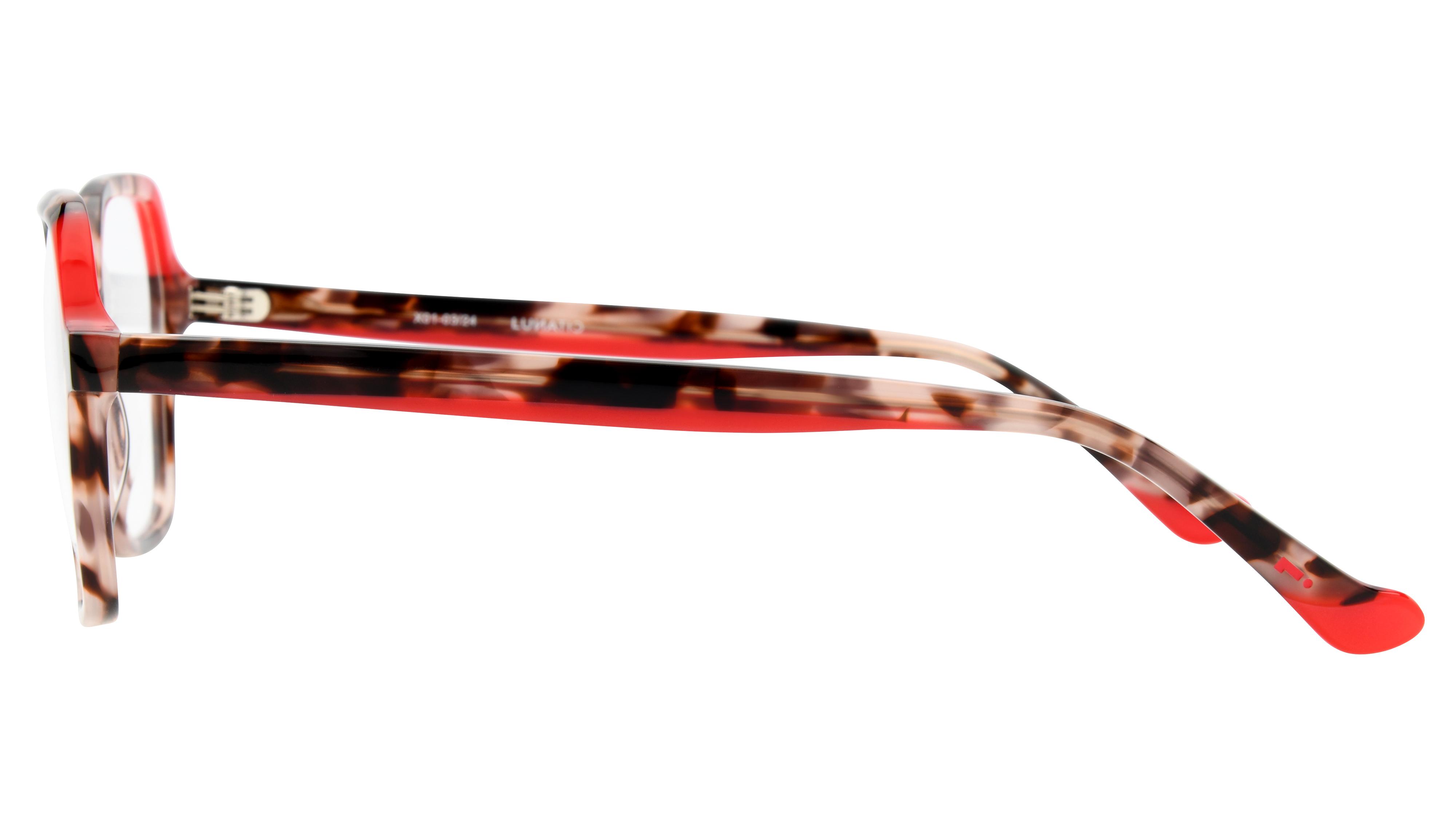Lunettes de vue Lunatic Femme Ecaille Rectangle Lun2401 Gauche