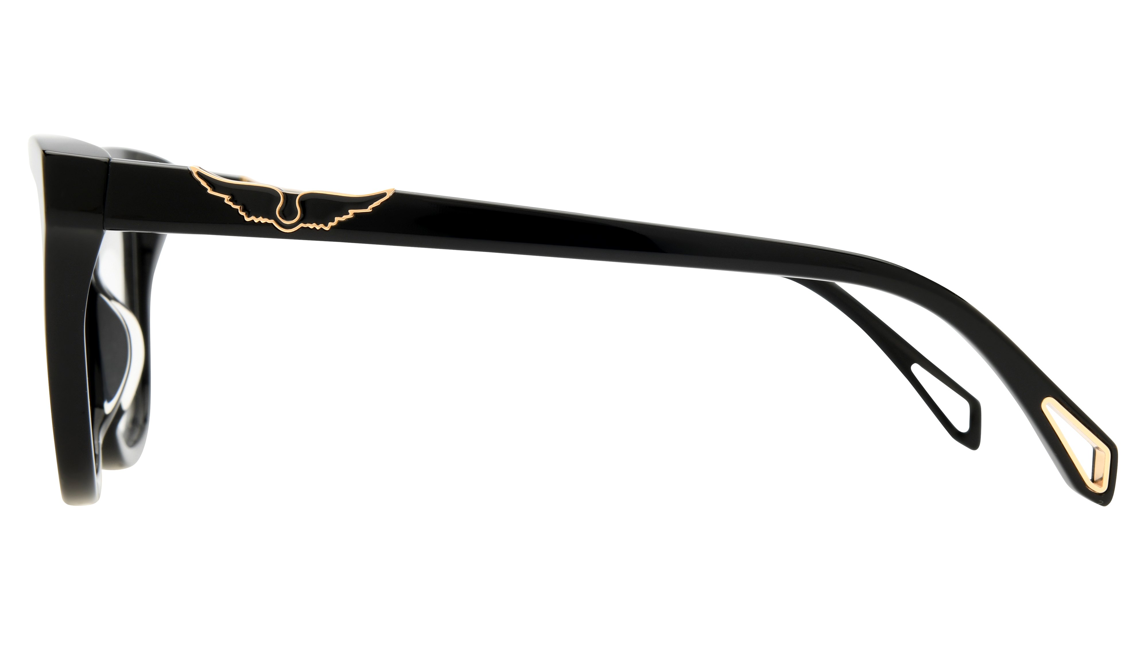 Lunettes de vue Zadig & Voltaire Femme Noir Rectangle zadig_&_voltaire Gauche