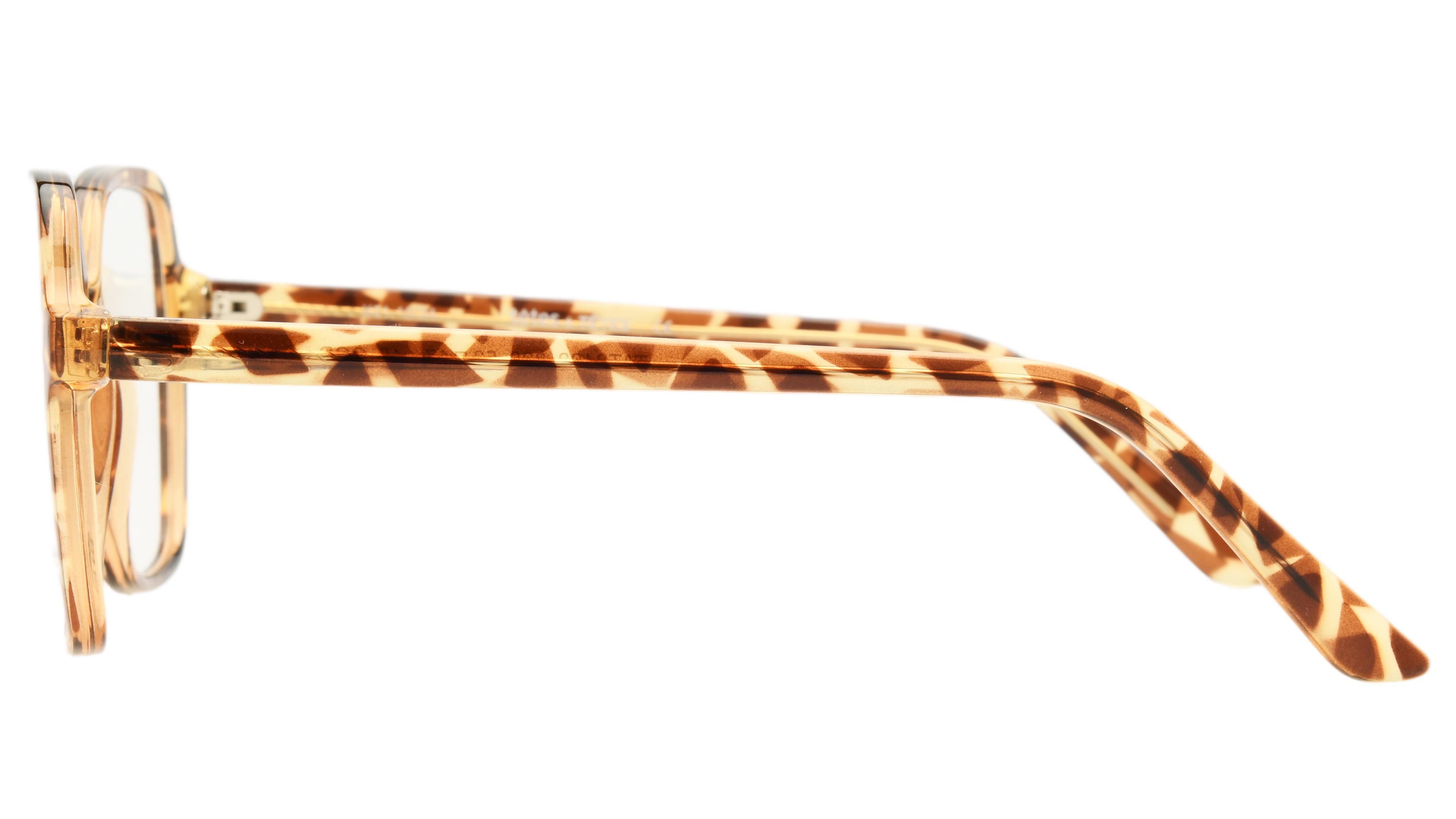 Lunettes de vue têtes à TETES Femme Ecaille Carré Tat2402 Gauche