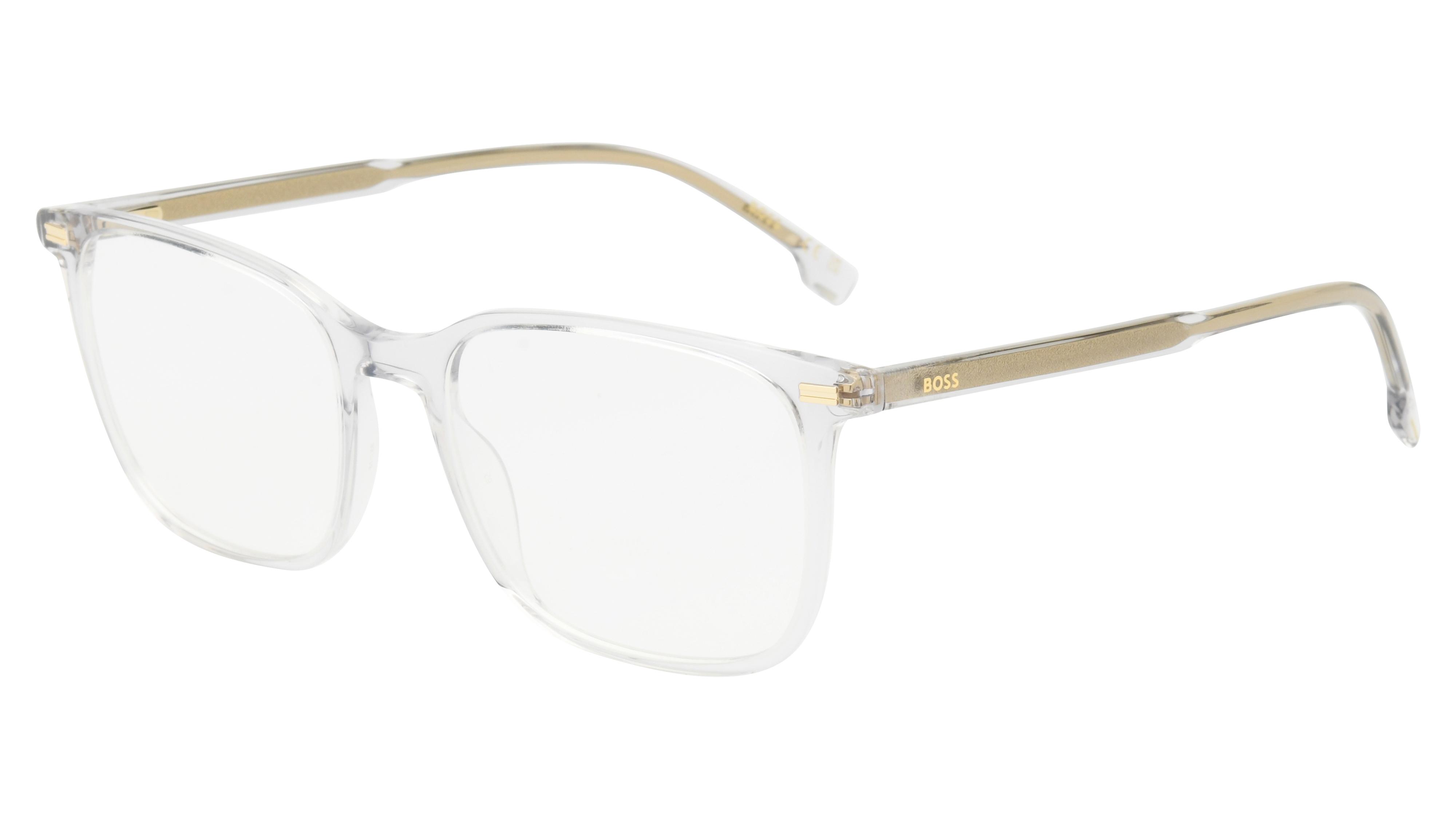 Lunettes de vue Boss Homme Transparent Rectangle Boss2005 Trois-Quart