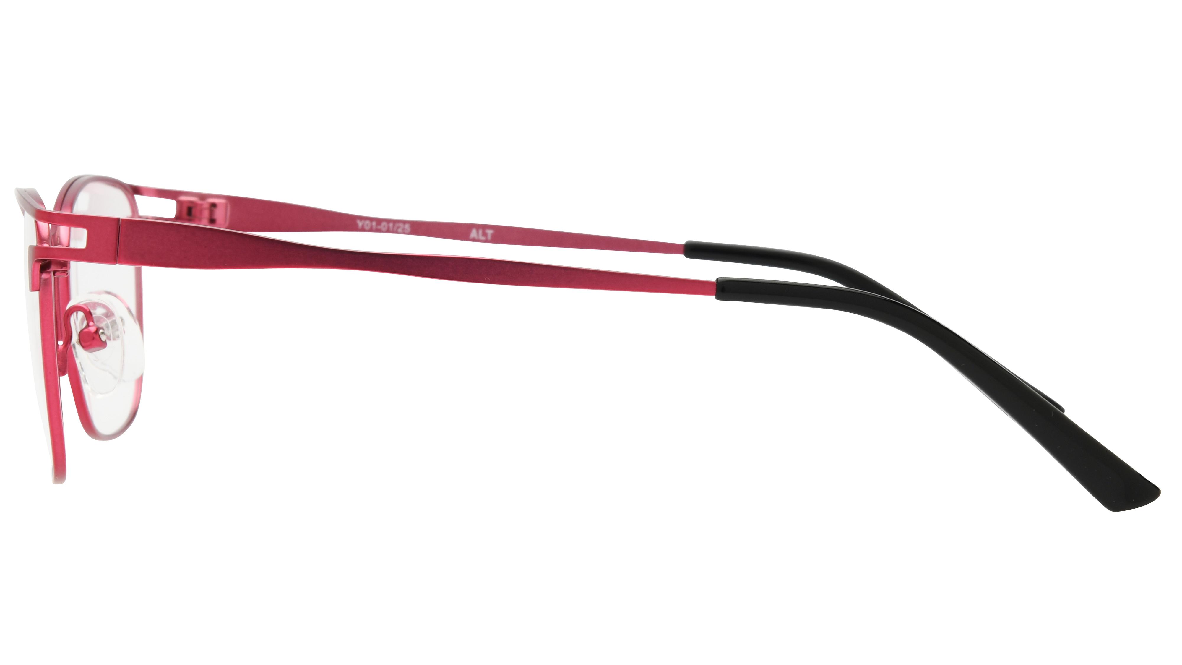 Lunettes de vue Alternance Femme Rose Papillon alt25114 Gauche