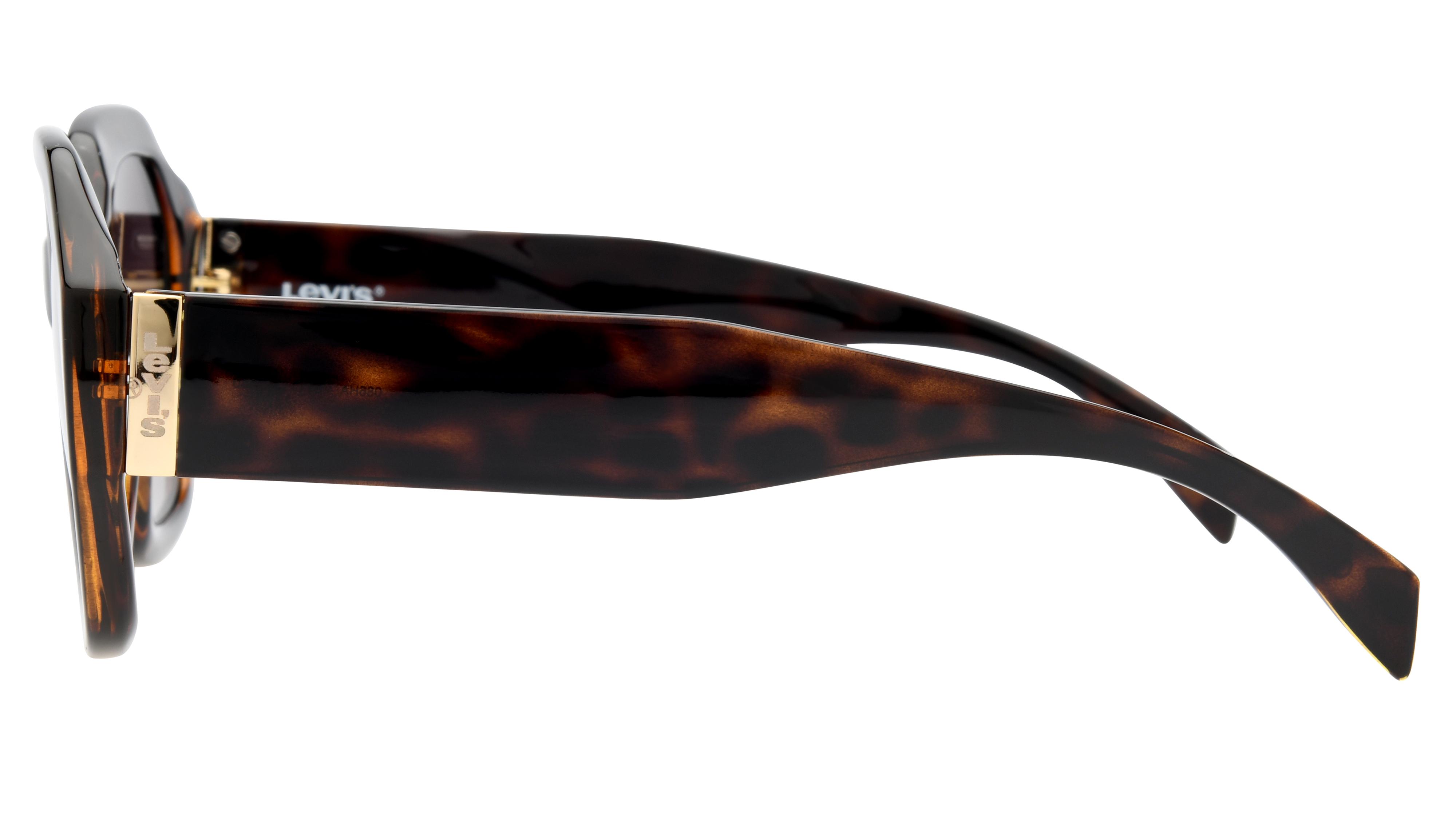 Lunettes de soleil Levi's Femme Ecaille Rectangle Lv1066/S Gauche