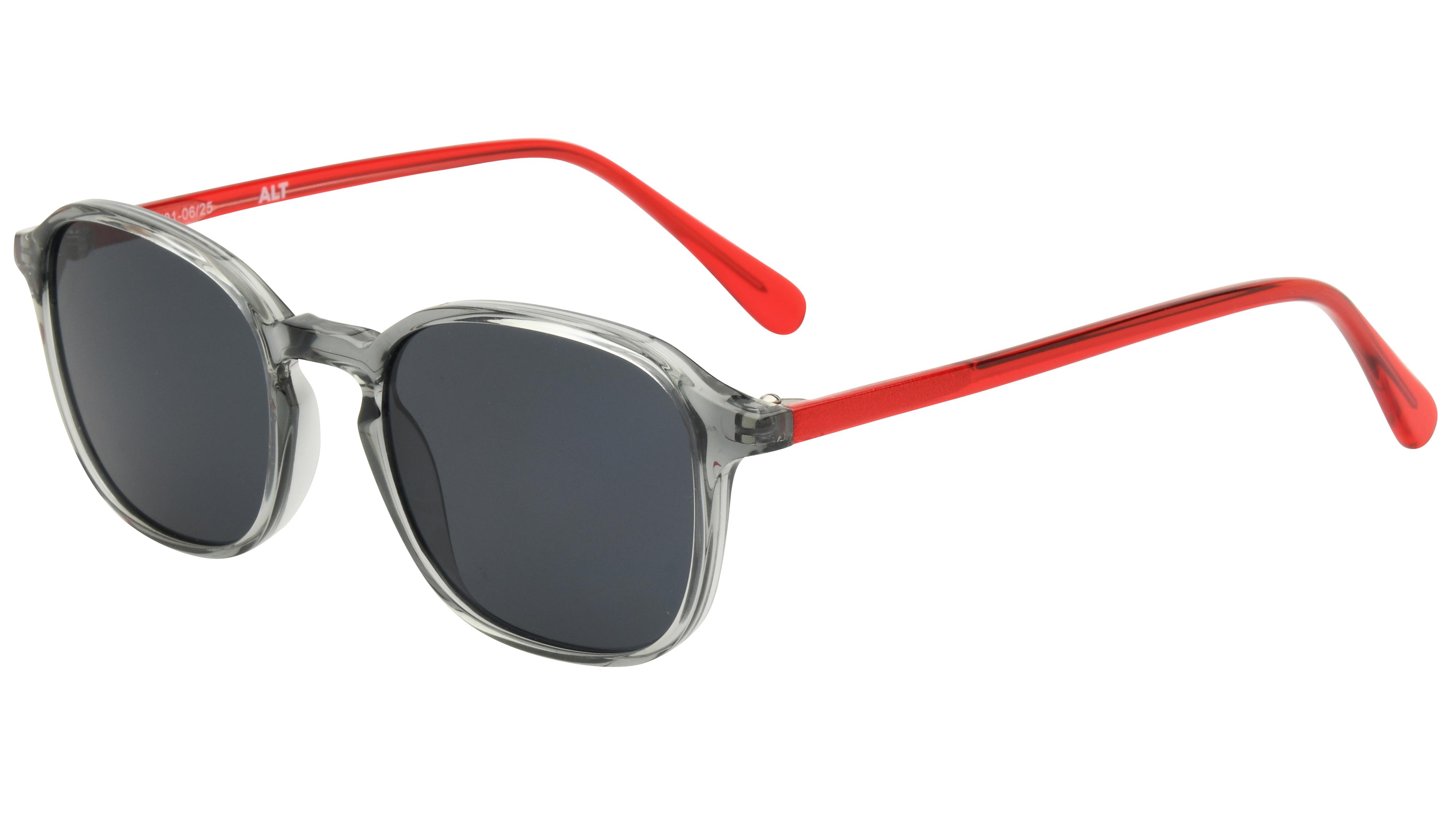 Lunettes de soleil Alternance Enfant Gris Rectangle alt26204 Trois-Quart