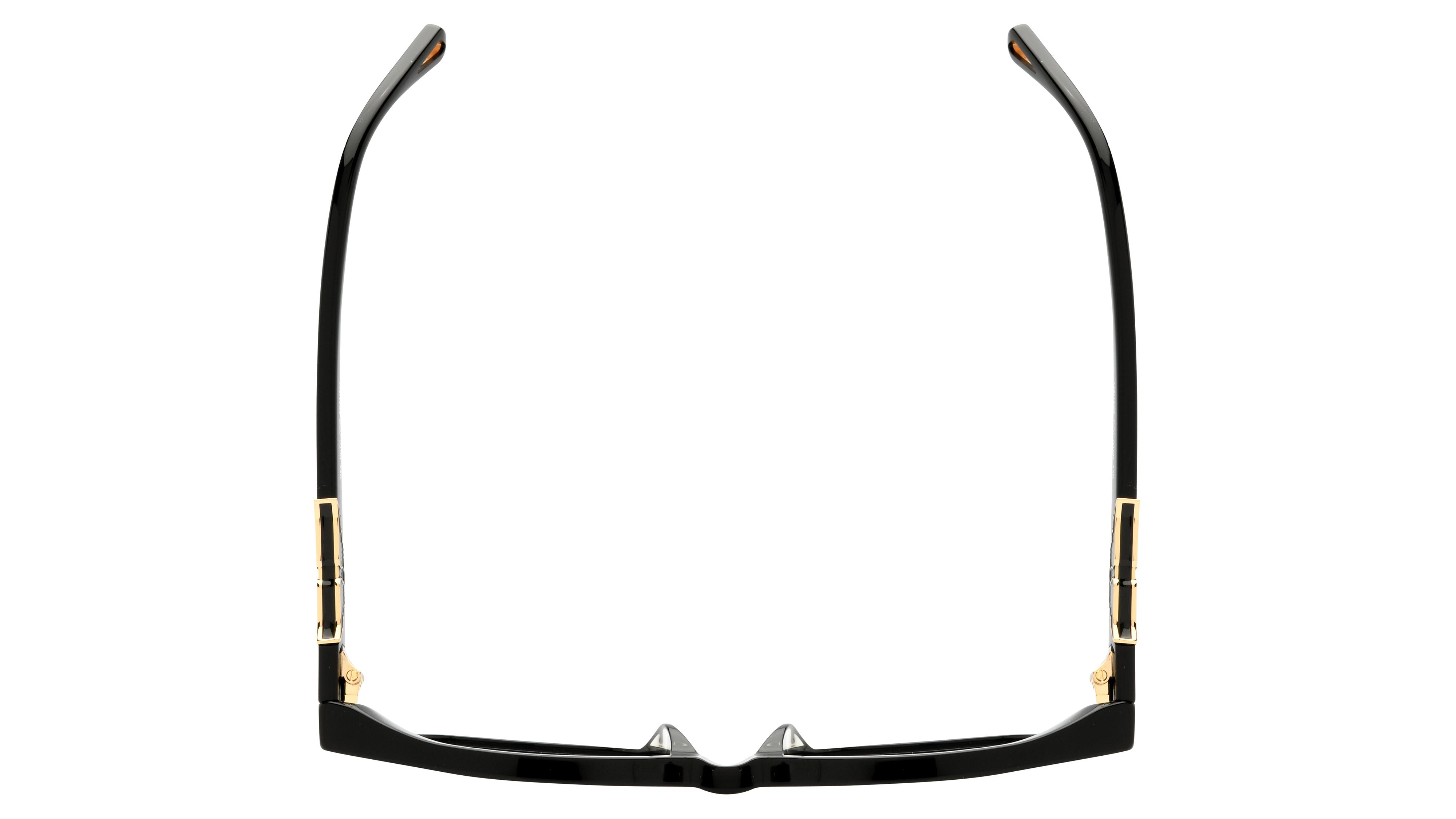 Lunettes de vue Zadig & Voltaire Femme Noir Rectangle Vzv427 Dessus