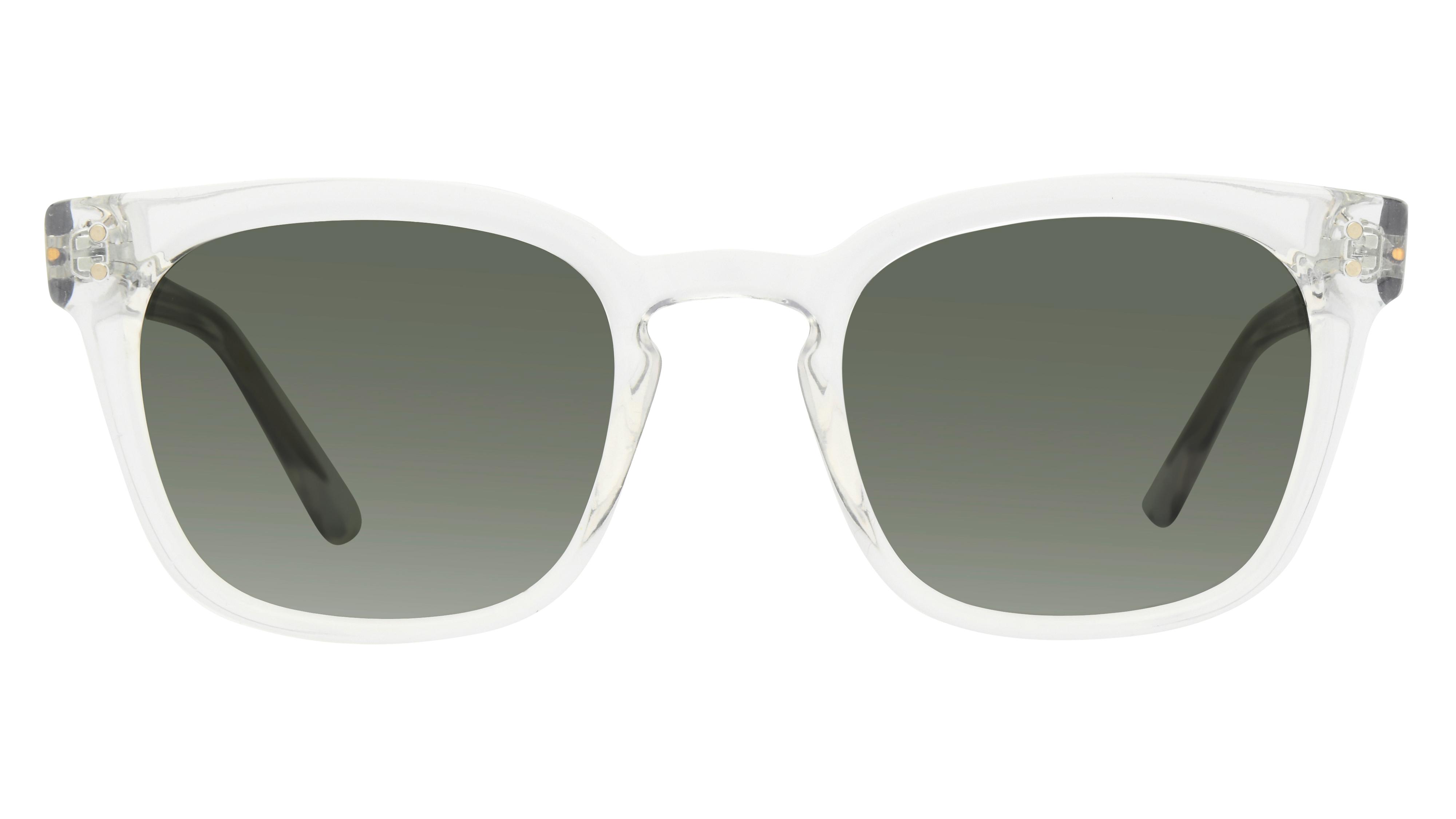 Lunettes de soleil Alternance Mixte Transparent Rectangle Alt24207 Face