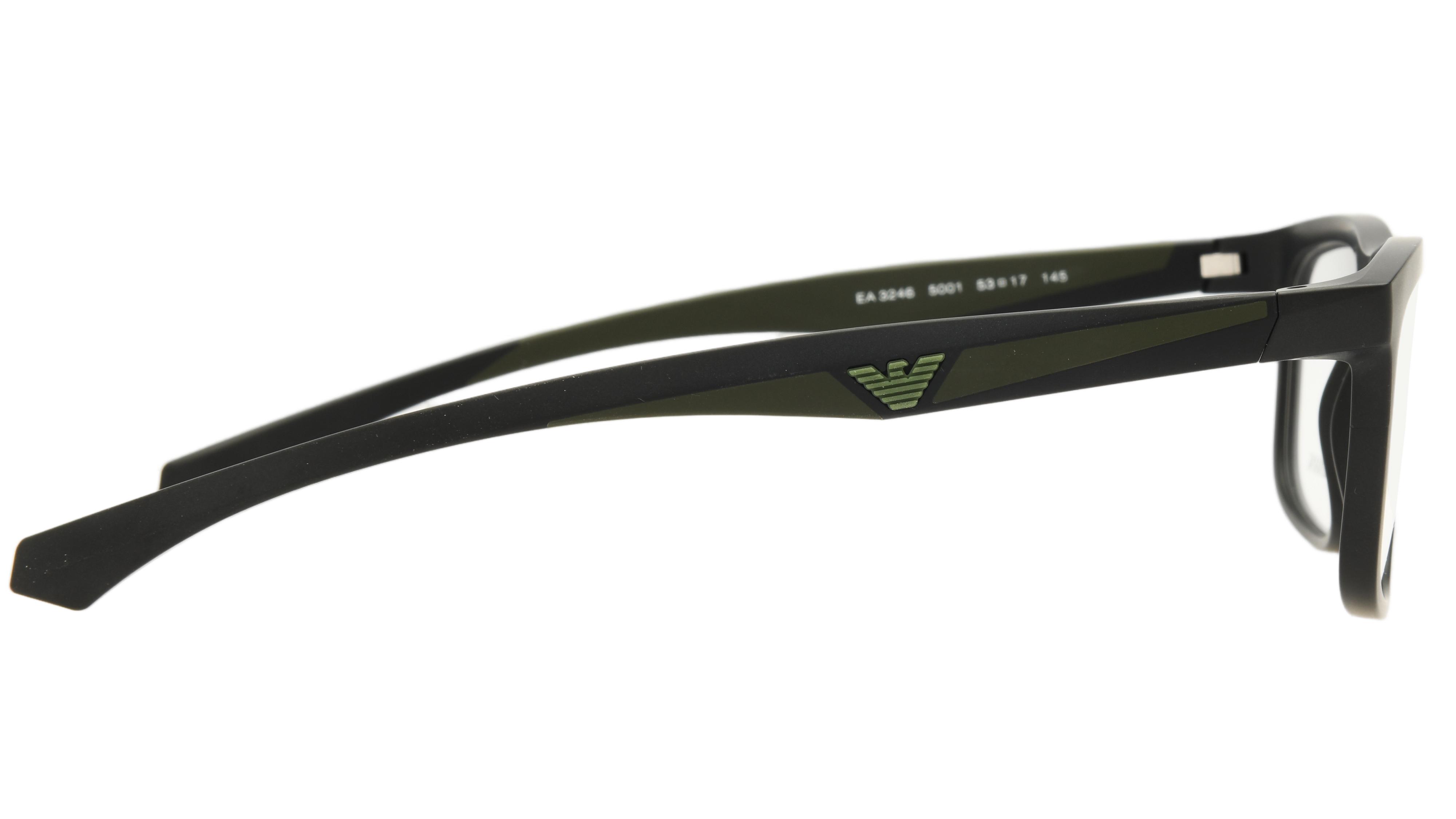 Lunettes de vue Emporio Armani Homme Noir Rectangle EA3246 Droite