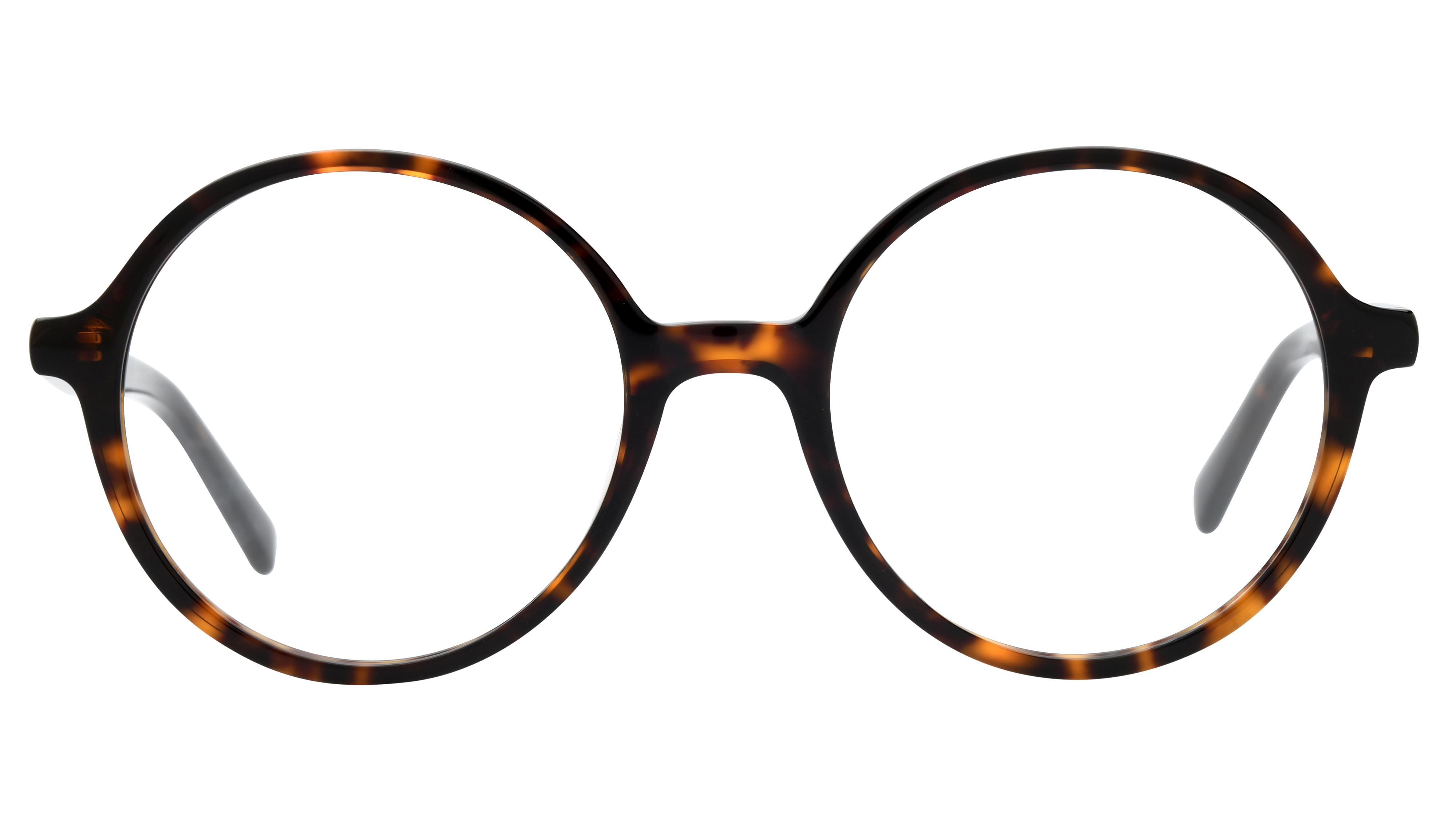 Lunettes de vue La Paresseuse Femme Ecaille Ronde Par2603 Face