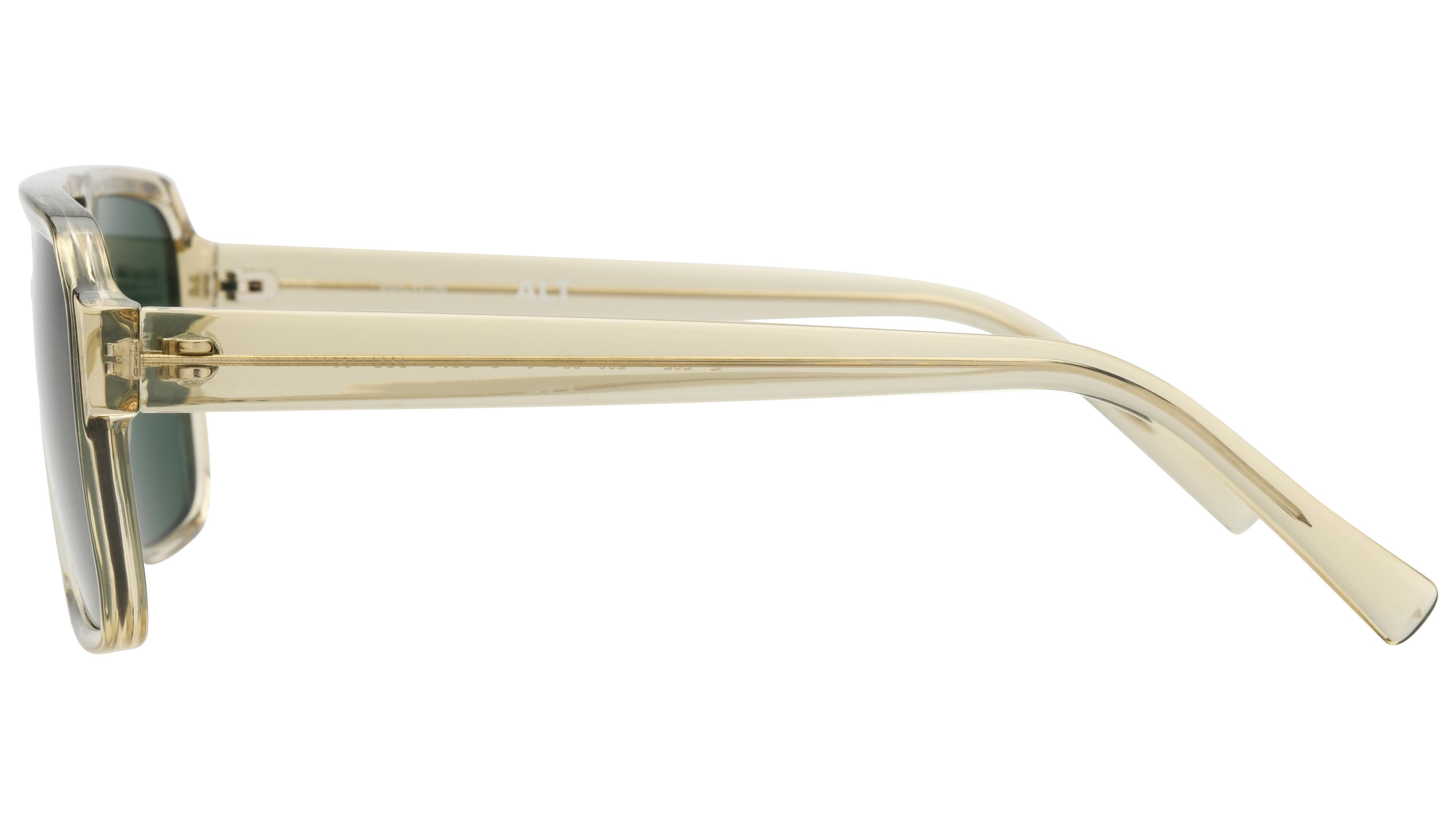 Lunettes de soleil Alternance Homme Jaune Aviateur Alt26211 Gauche