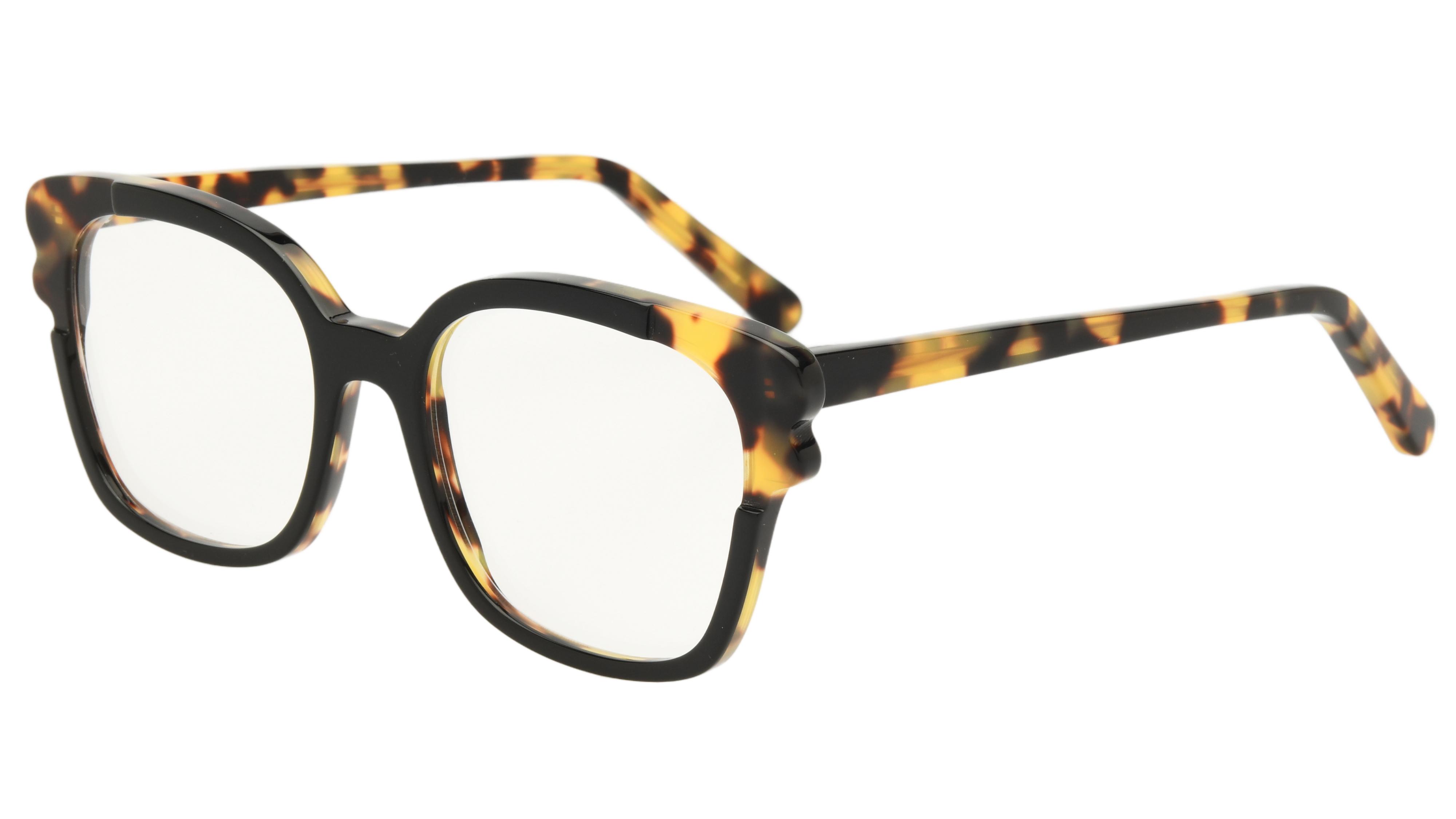 Lunettes de vue La Collection des Lunetiers Femme Ecaille Papillon CAMILLE Trois-Quart