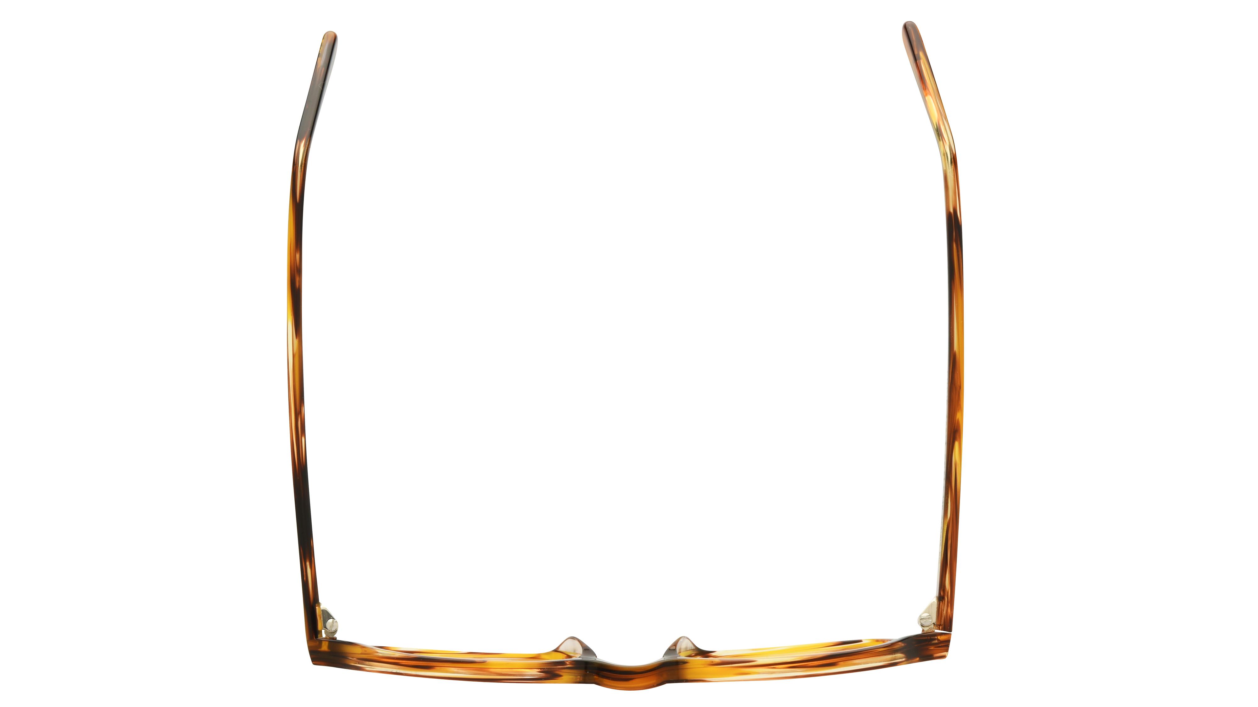 Lunettes de vue La Collection des Lunetiers Femme Ecaille Angulaire LUCIE Dessus