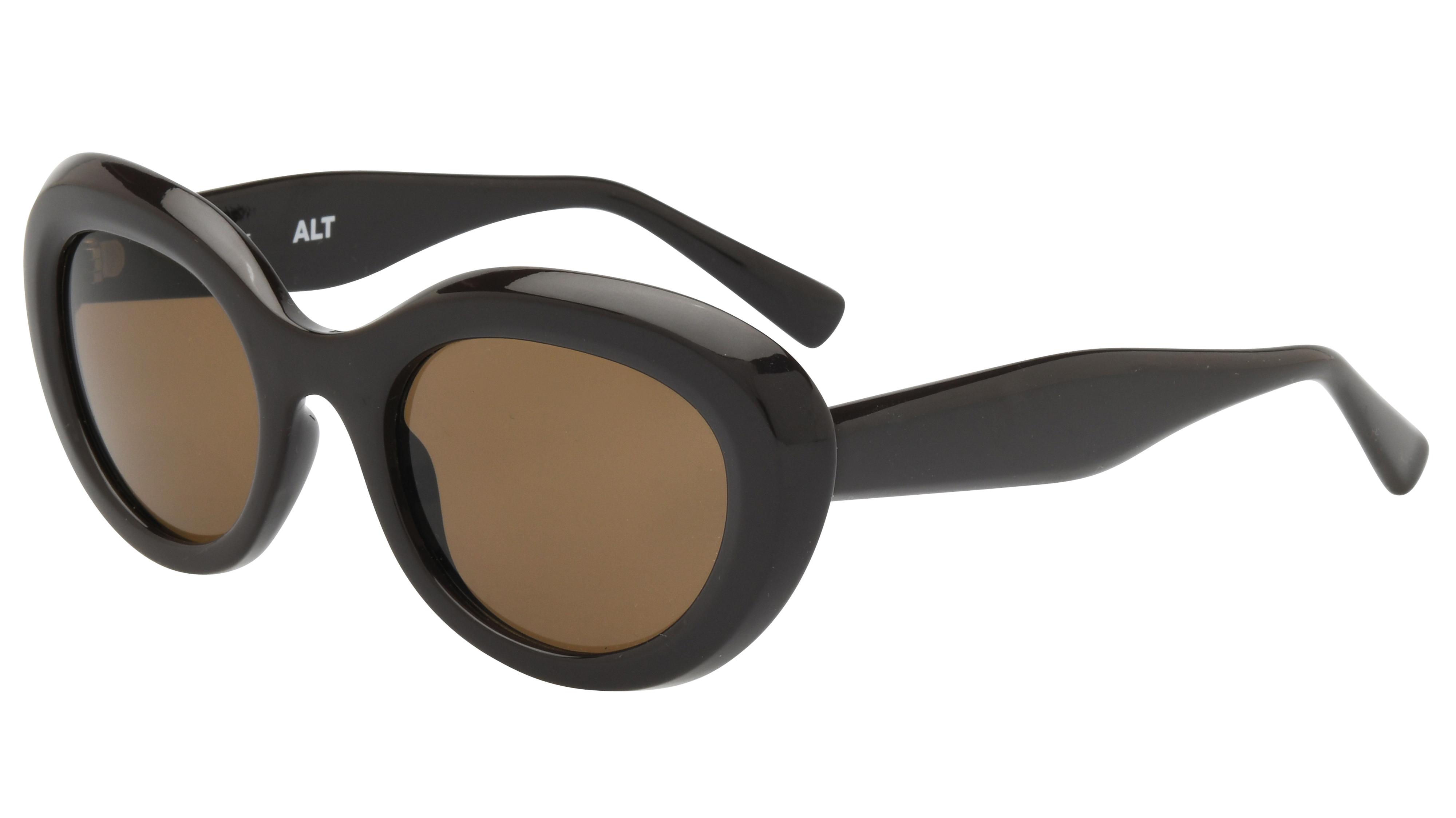 Lunettes de soleil Alternance Femme Marron Ovale alt25217 Trois-Quart