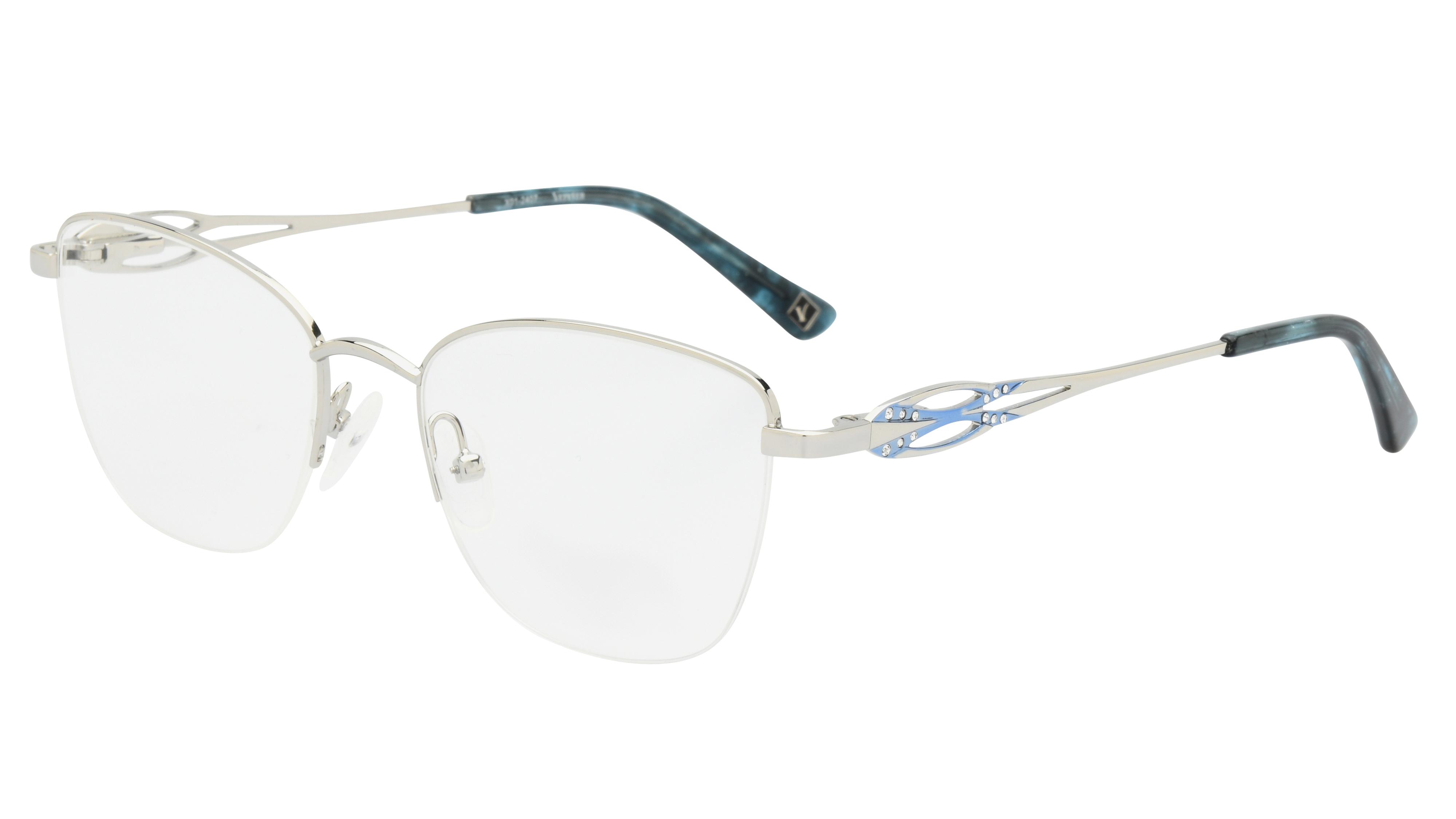 Lunettes de vue Vetyver Femme Argent Papillon ve2502f Trois-Quart
