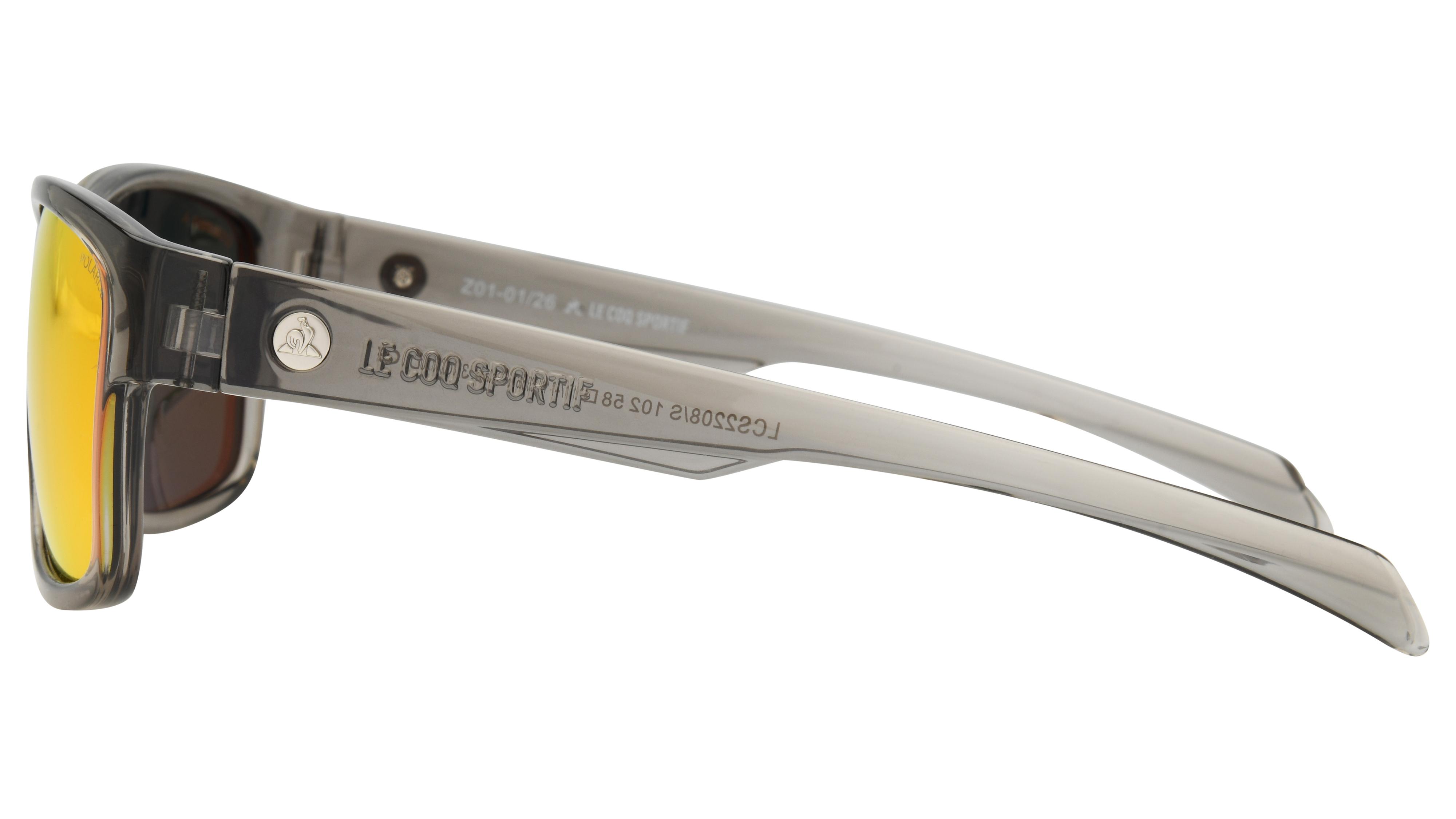 Lunettes de soleil têtes à TETES Homme Gris Rectangle Lcs2208/S Gauche