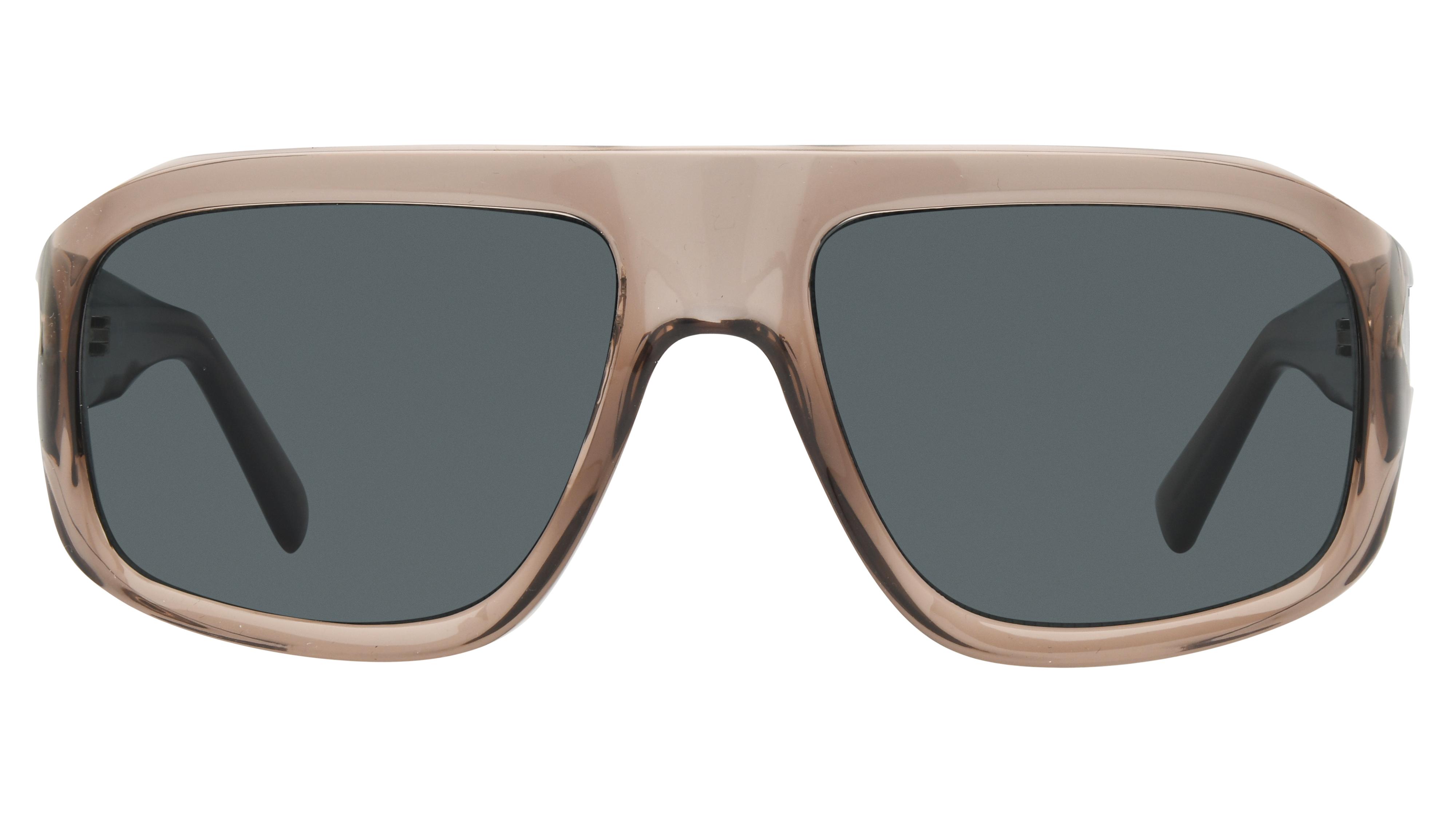 Lunettes de soleil Alternance Homme Marron Rectangle alt25218 Face