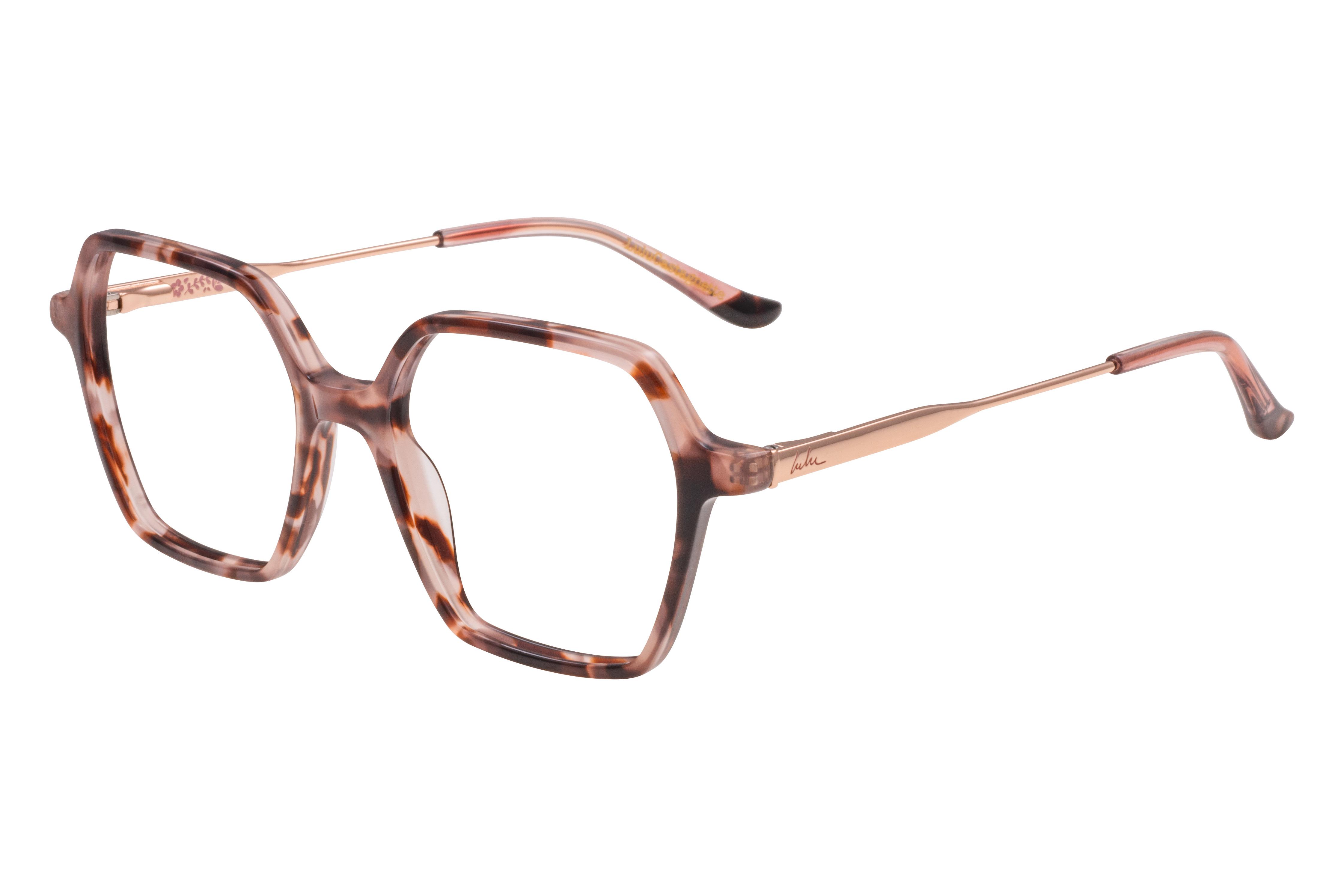 Lunettes de vue Lulu Castagnette  Ecaille Wayfarer LFAM118D27 Gauche