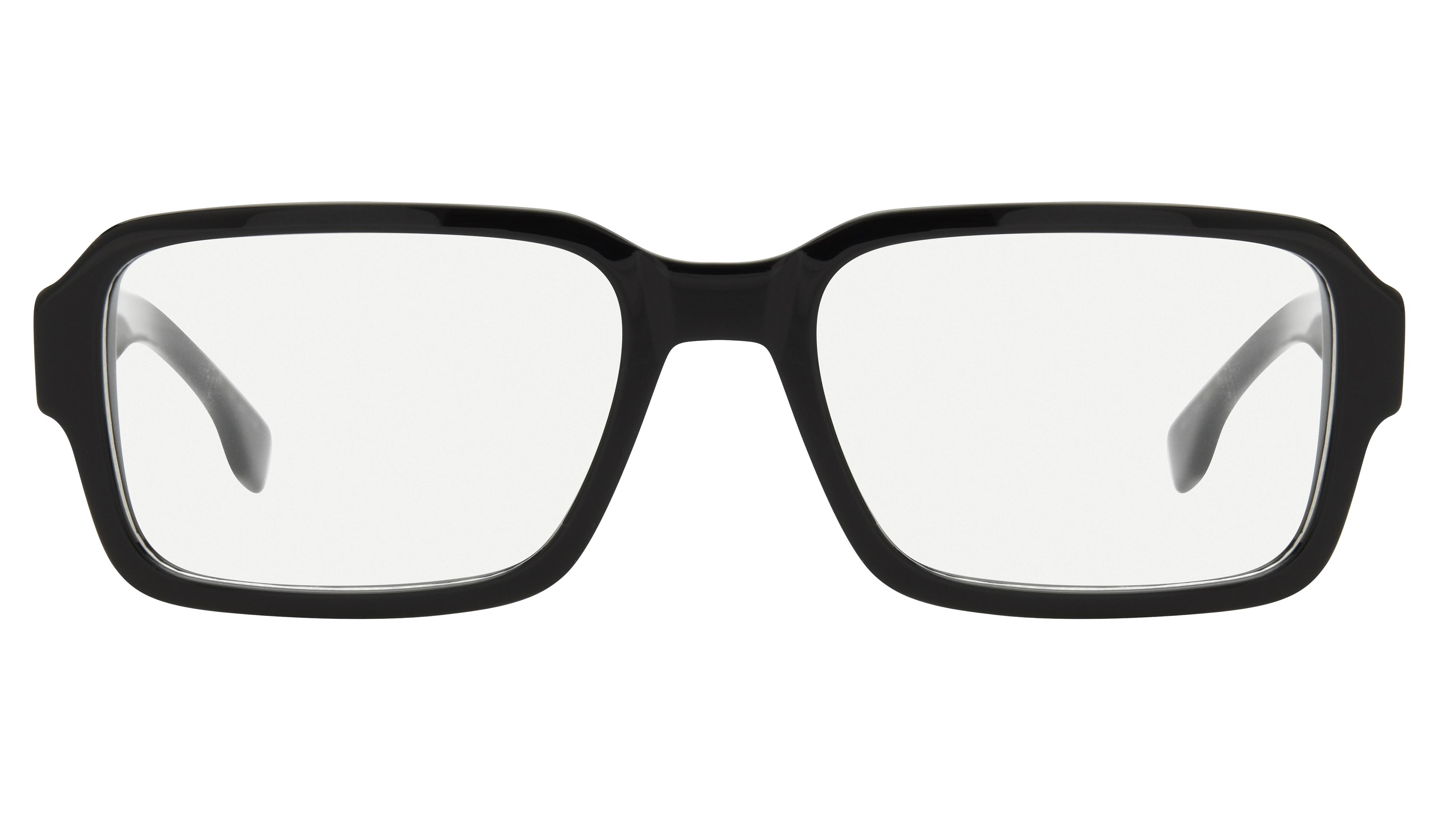 Lunettes de vue Boss Homme Noir Rectangle Boss1986 Face