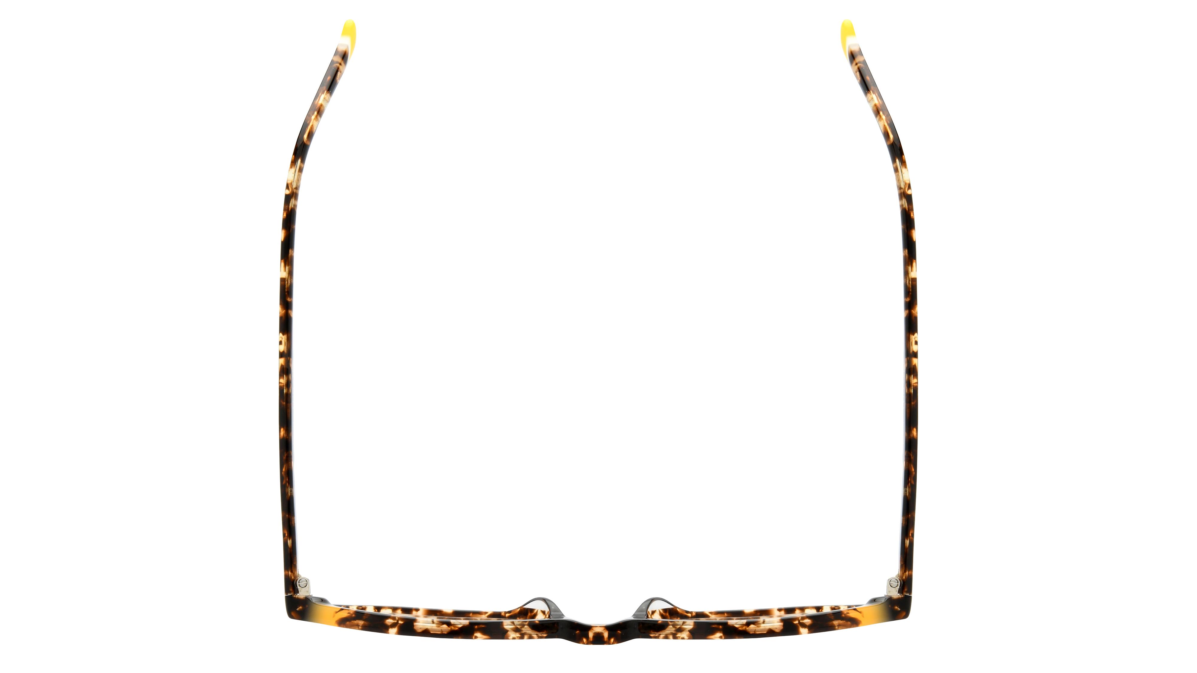 Lunettes de vue Lunatic Femme Ecaille Carré Lun2406 Dessus