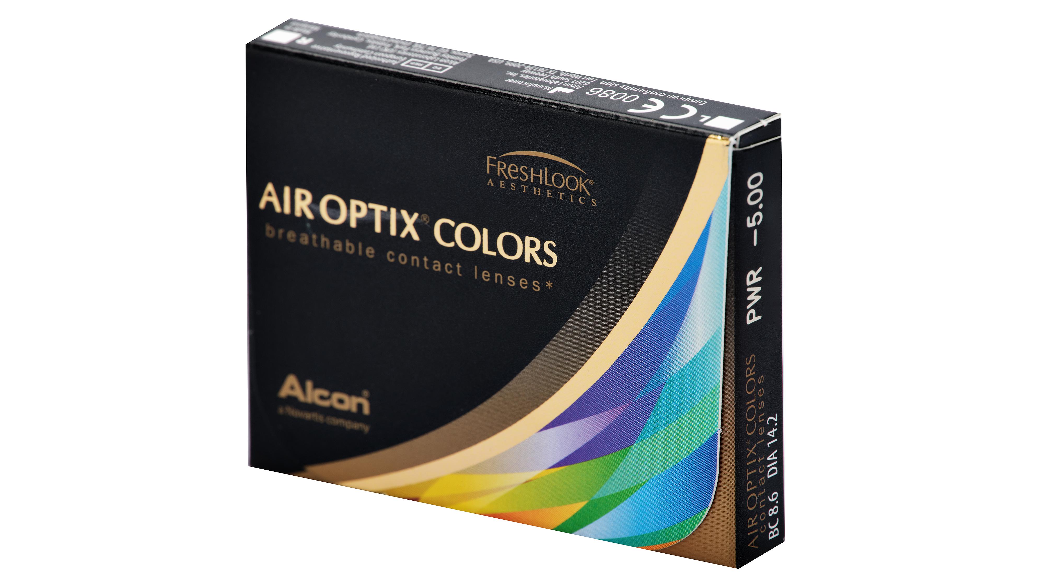 Lentille Air Optix Air Optix Colors Gris Etincelant - Le Collectif des