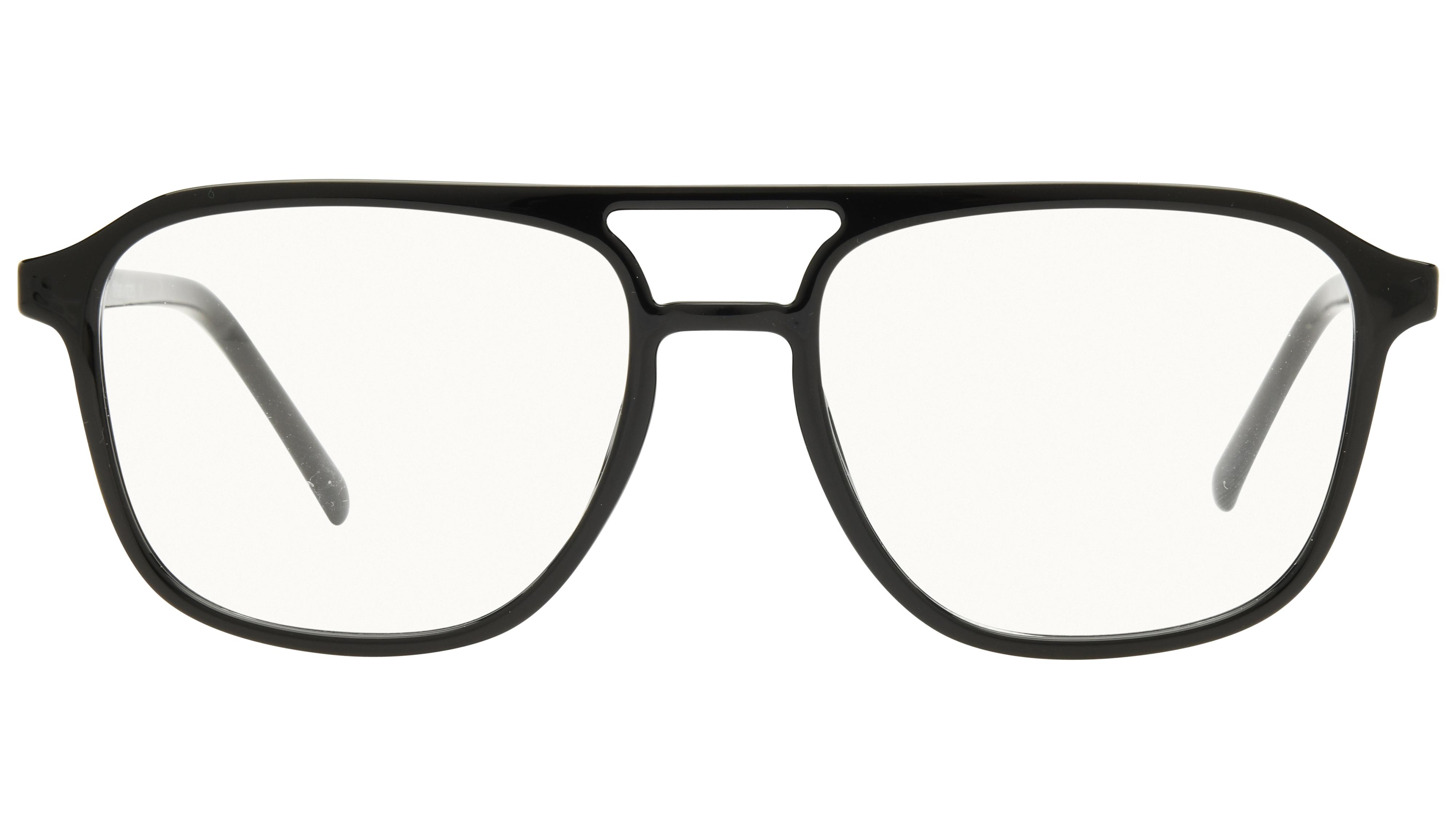Lunettes de vue têtes à TETES Homme Noir Aviateur Tat2502 Face
