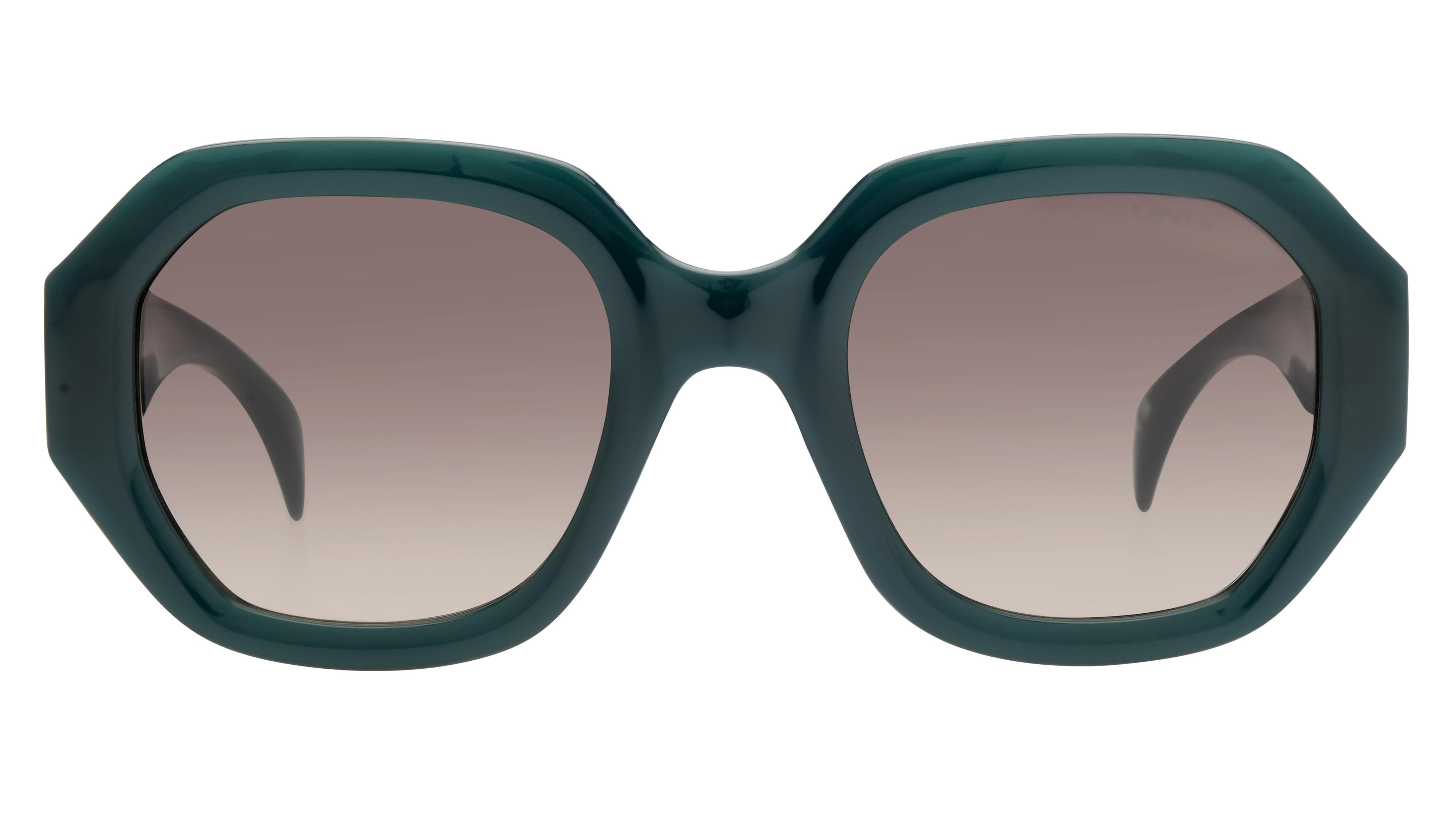 Lunettes de soleil Levi's Femme Vert Rectangle Lv1066/S Face