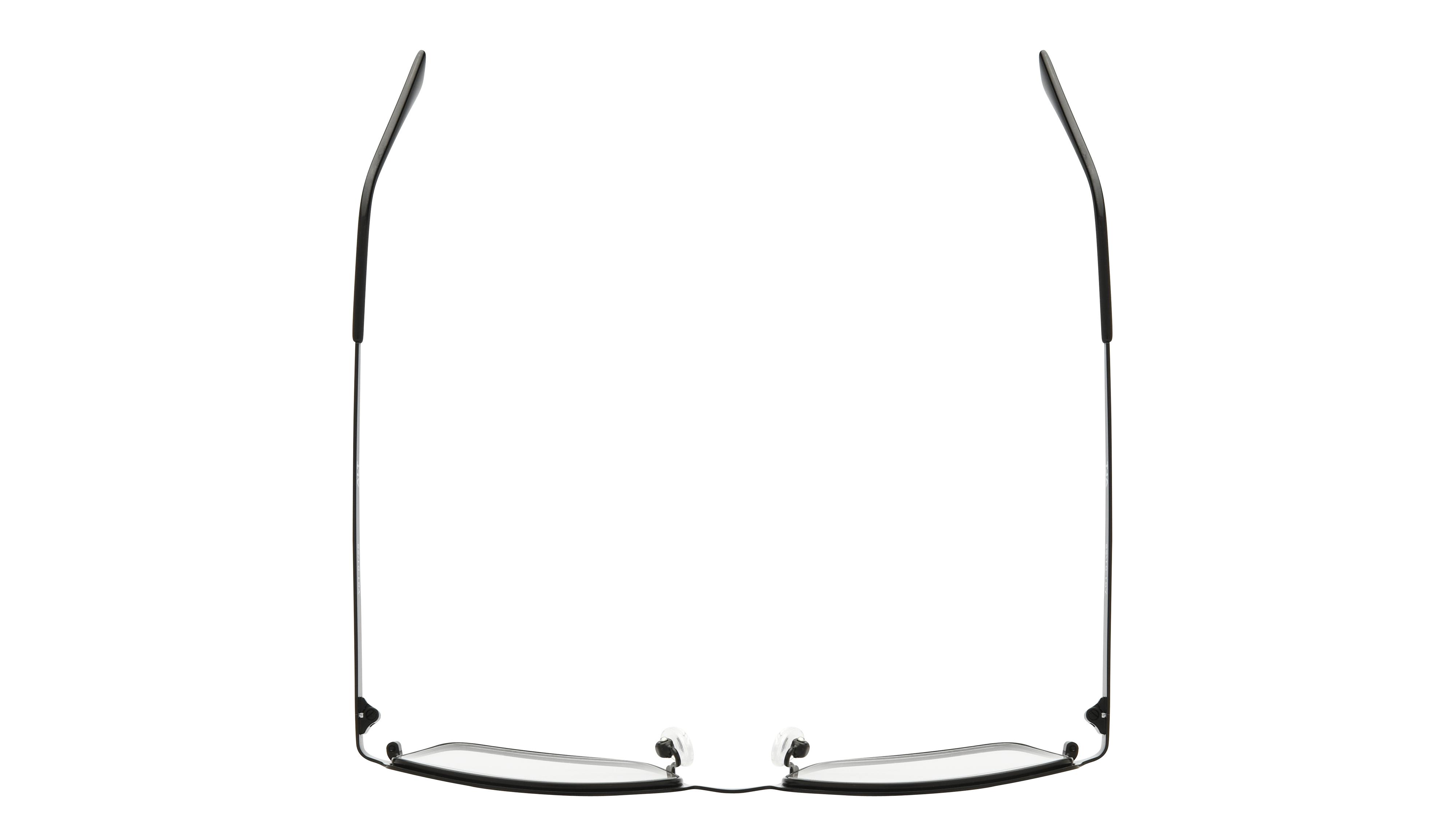 Lunettes de vue Alternance Femme Noir Carré alt25110 Dessus