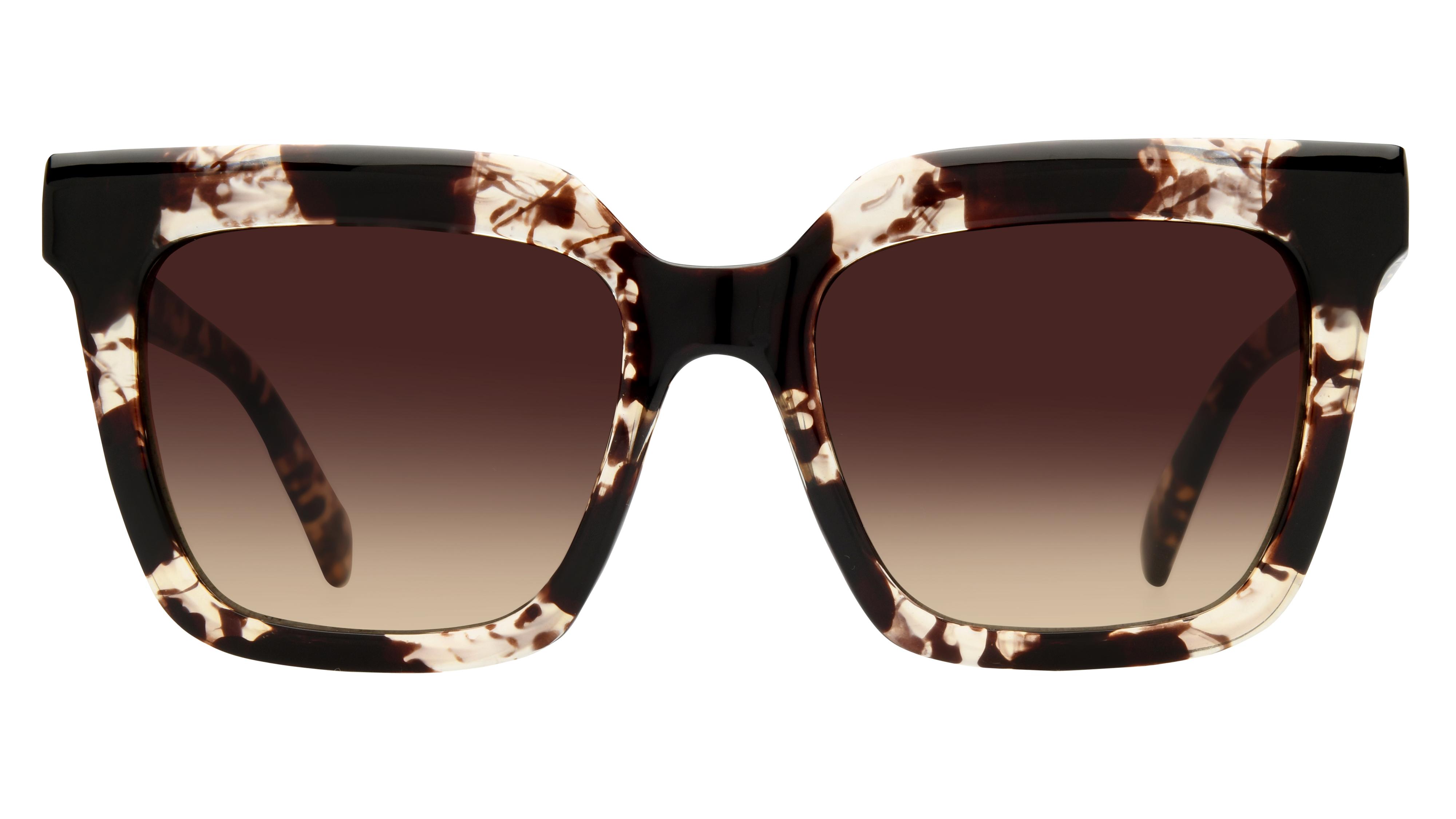 Lunettes de soleil VIP Femme Ecaille Carré Vip2516 Face