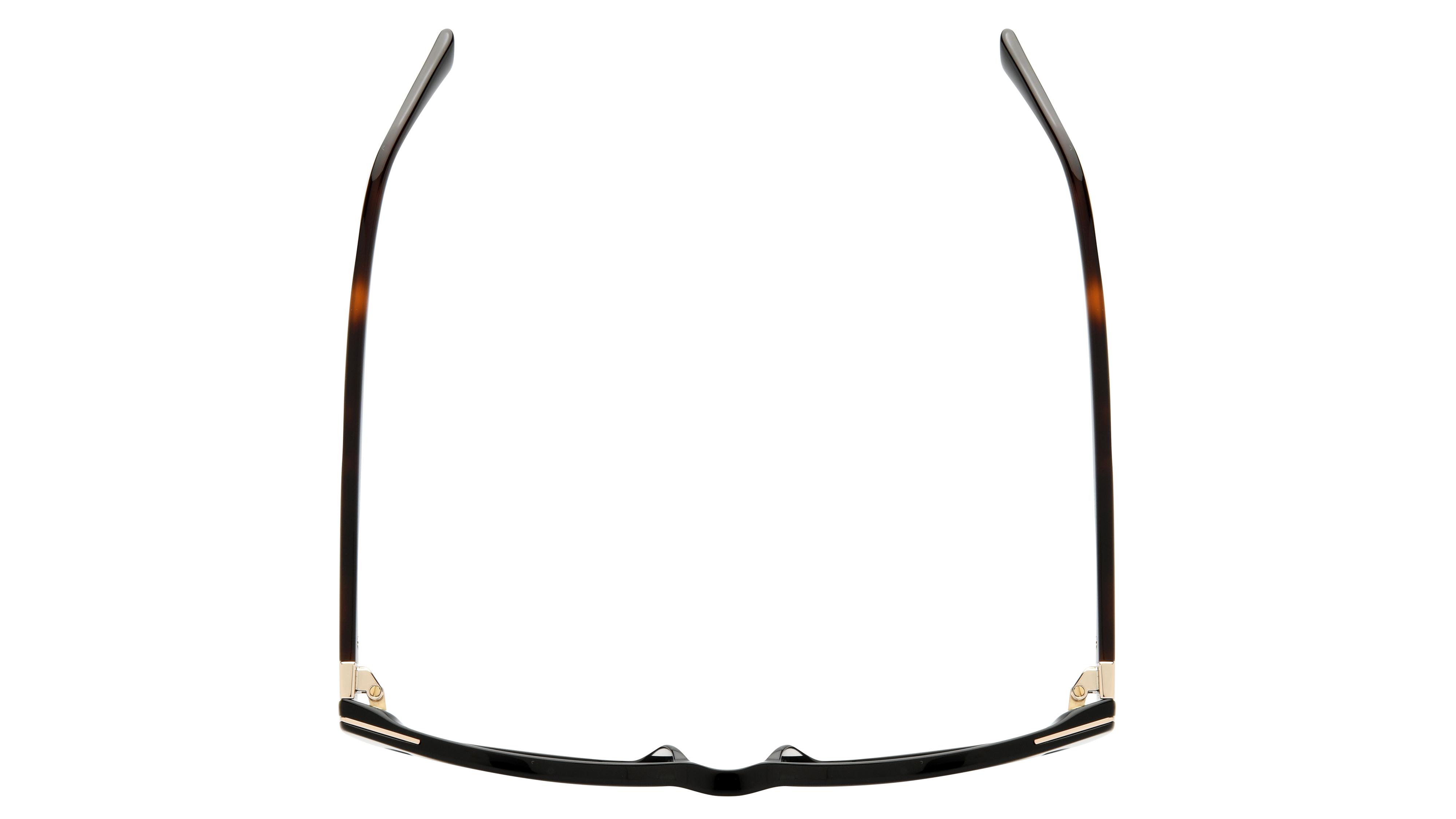 Lunettes de soleil Pol&Sun Femme Noir Carré Pos2513 Dessus