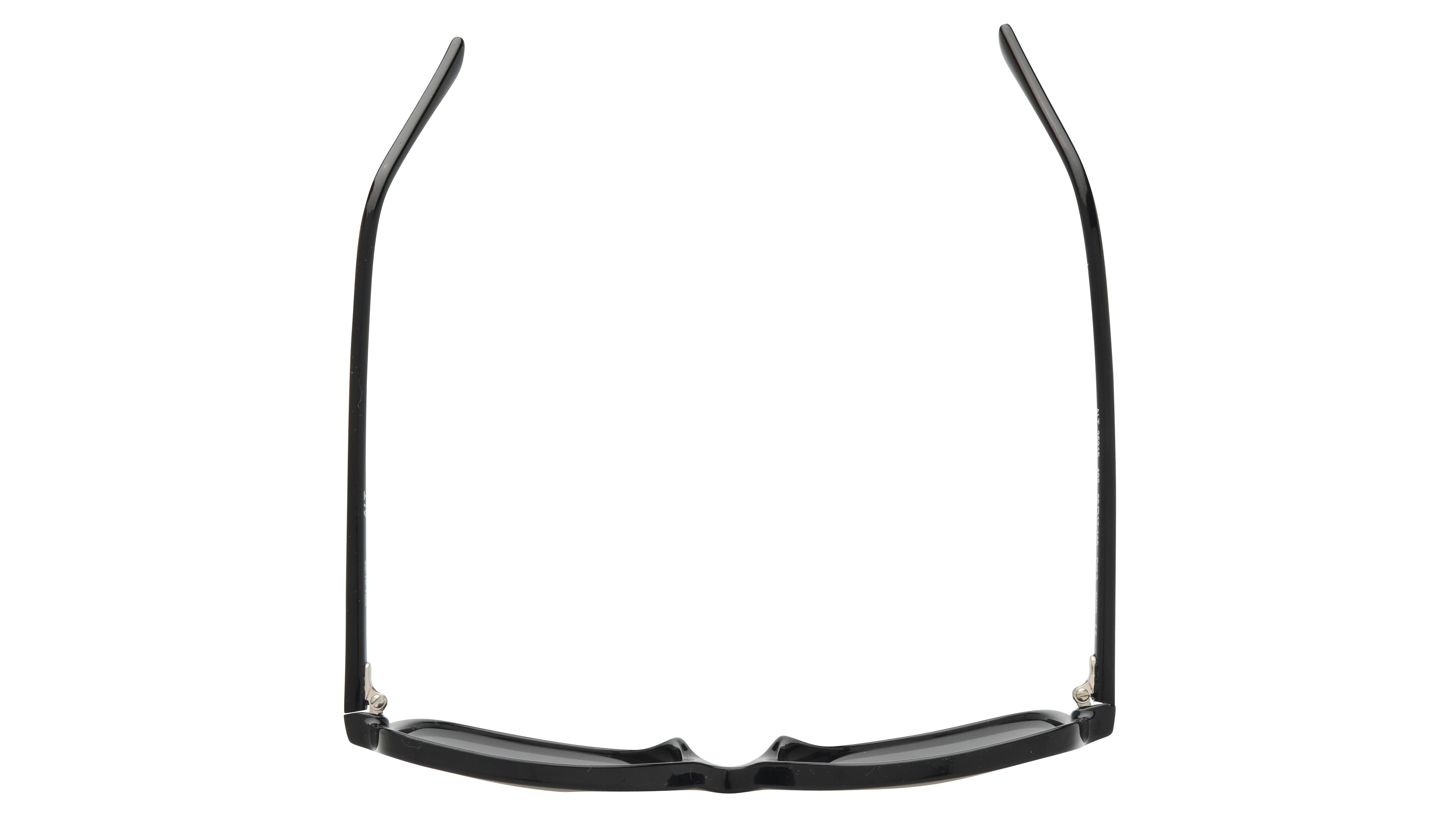 Lunettes de soleil Alternance Femme Noir Rectangle alt25215 Dessus