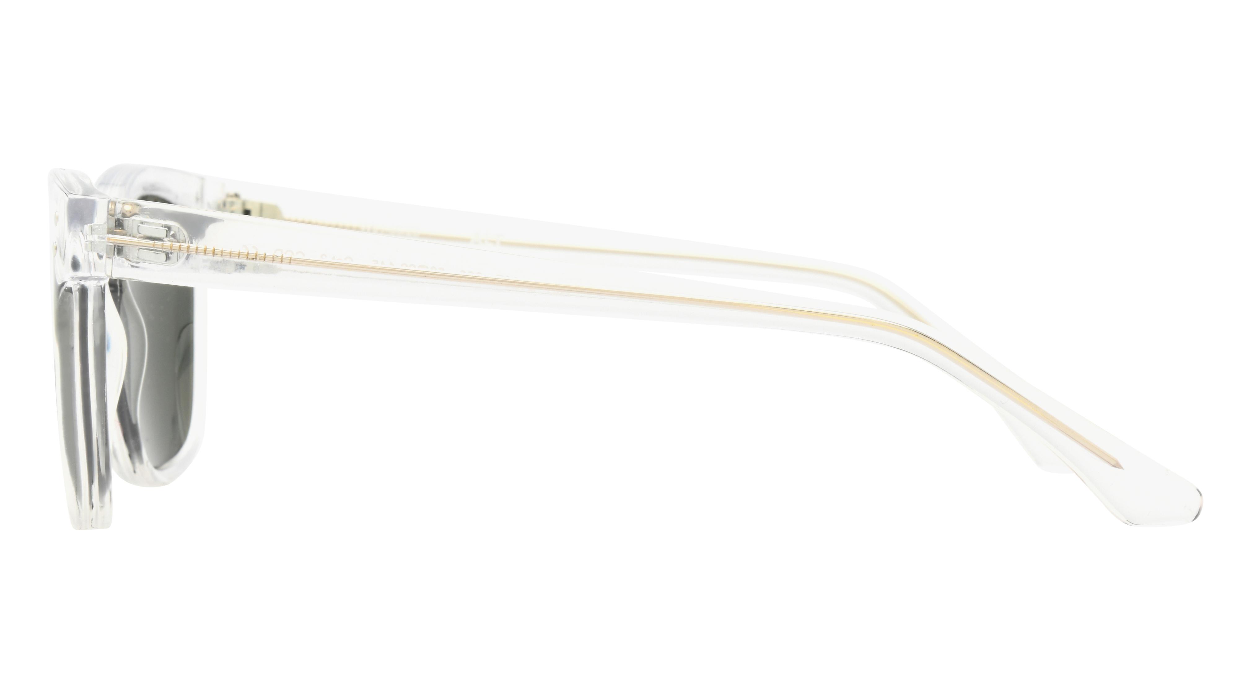 Lunettes de soleil Alternance Mixte Transparent Rectangle Alt24207 Gauche